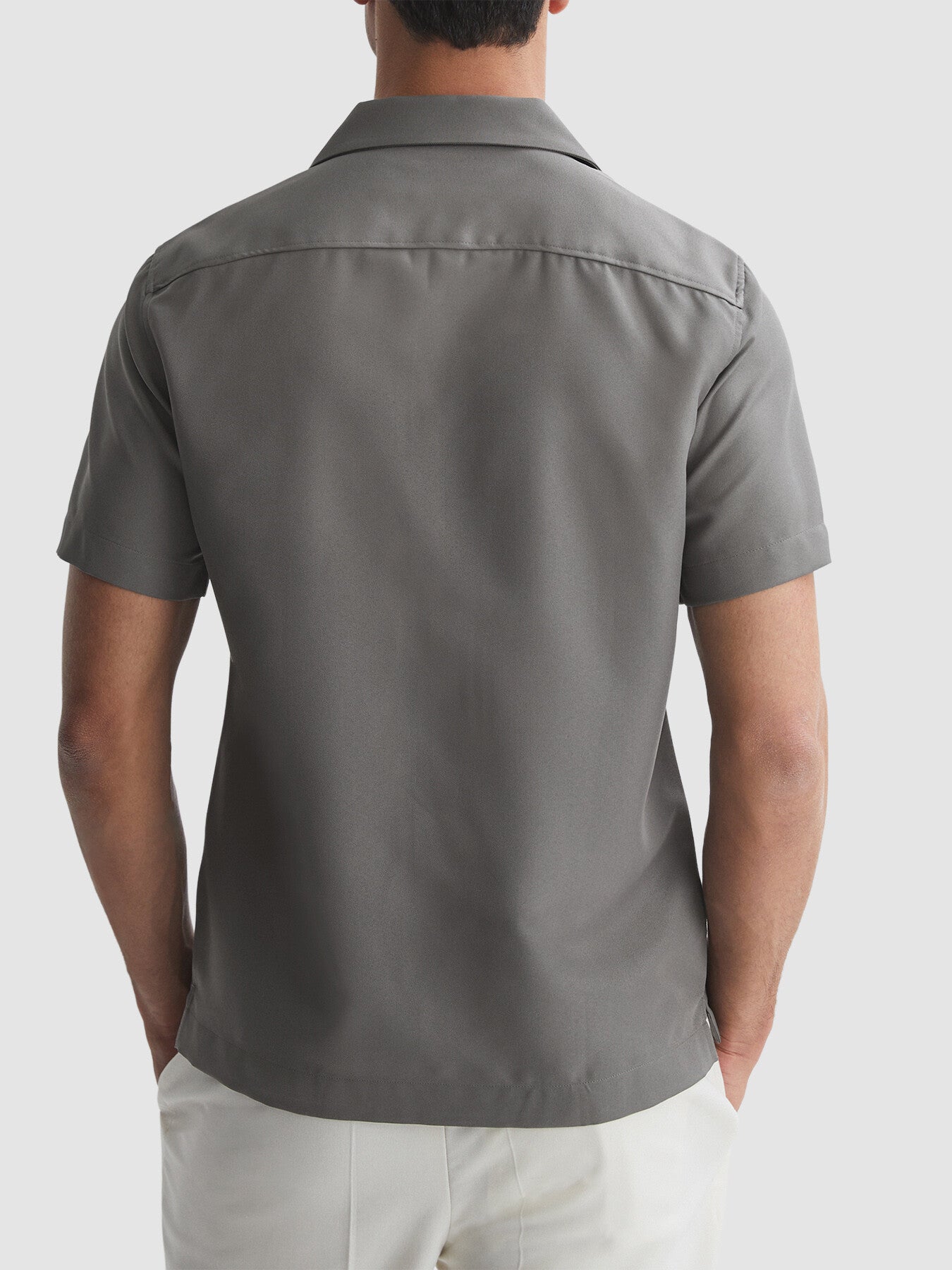GreyTokyo Cuban Collar Button-Through Shirt