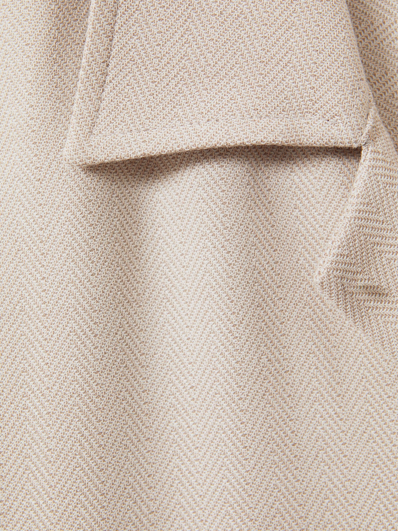 Nitus Herringbone Cuban Collar Shirt