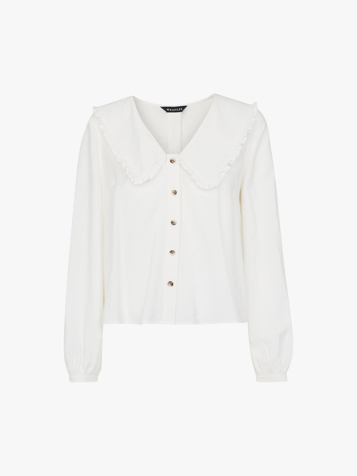 Oversized Collar Detail Top