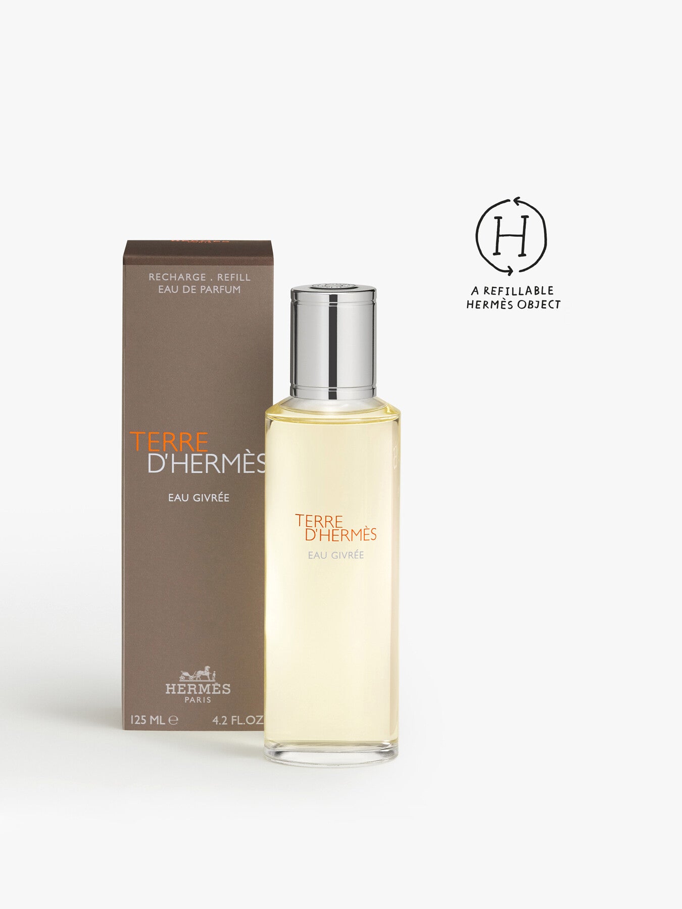 Terre dHermès Eau Givrée Eau de Parfum 125ml Refill