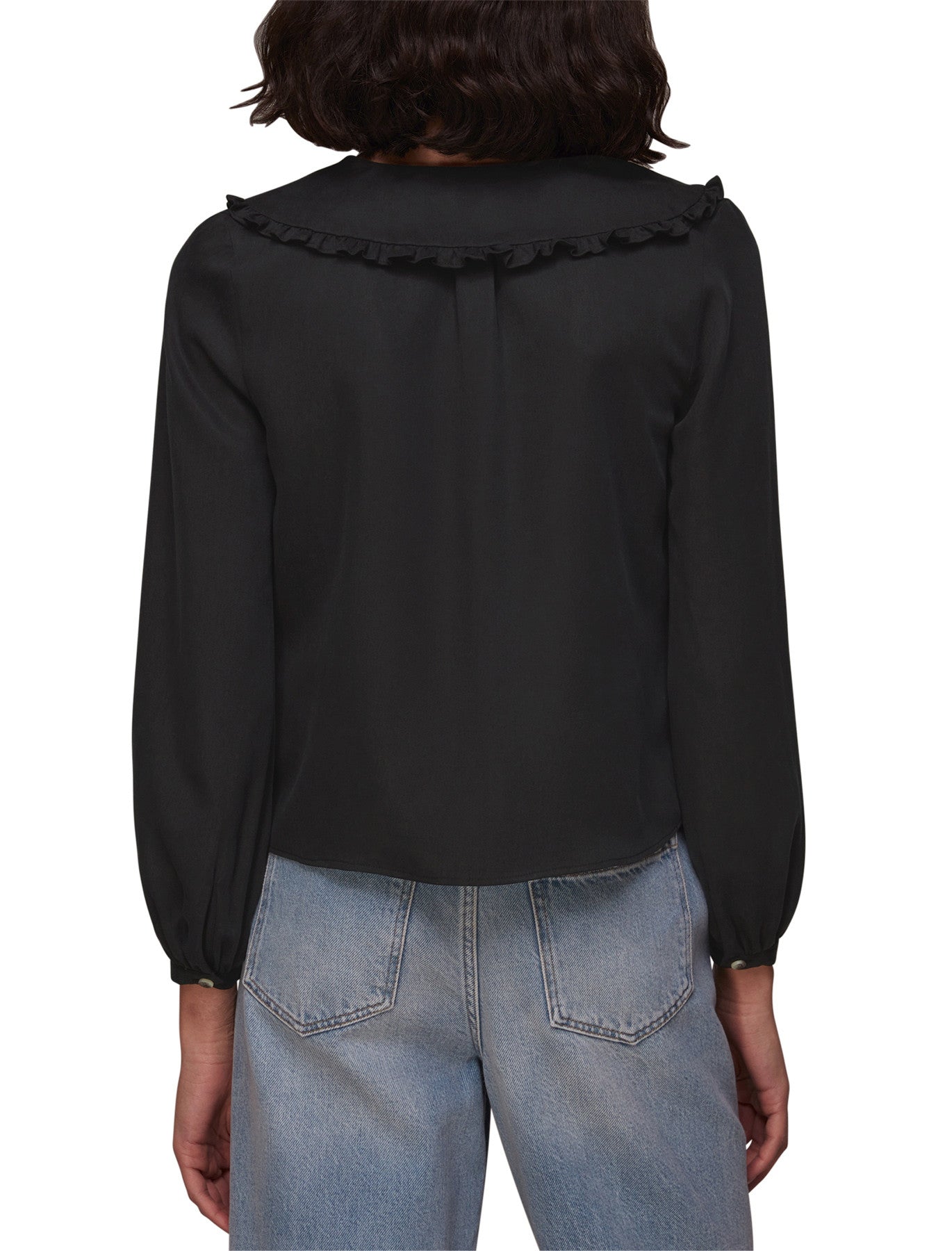 Oversized Collar Detail Top