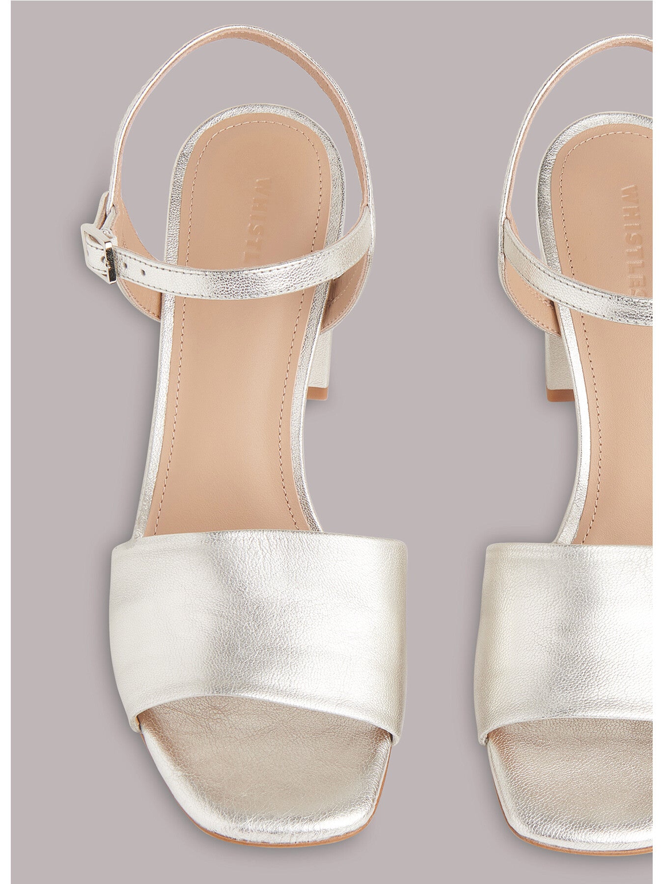 Lilley High Block Heel Sandal