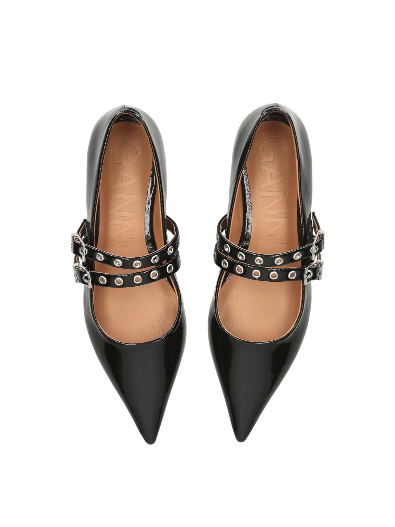 EYELETS BALLERINA NAPLACK