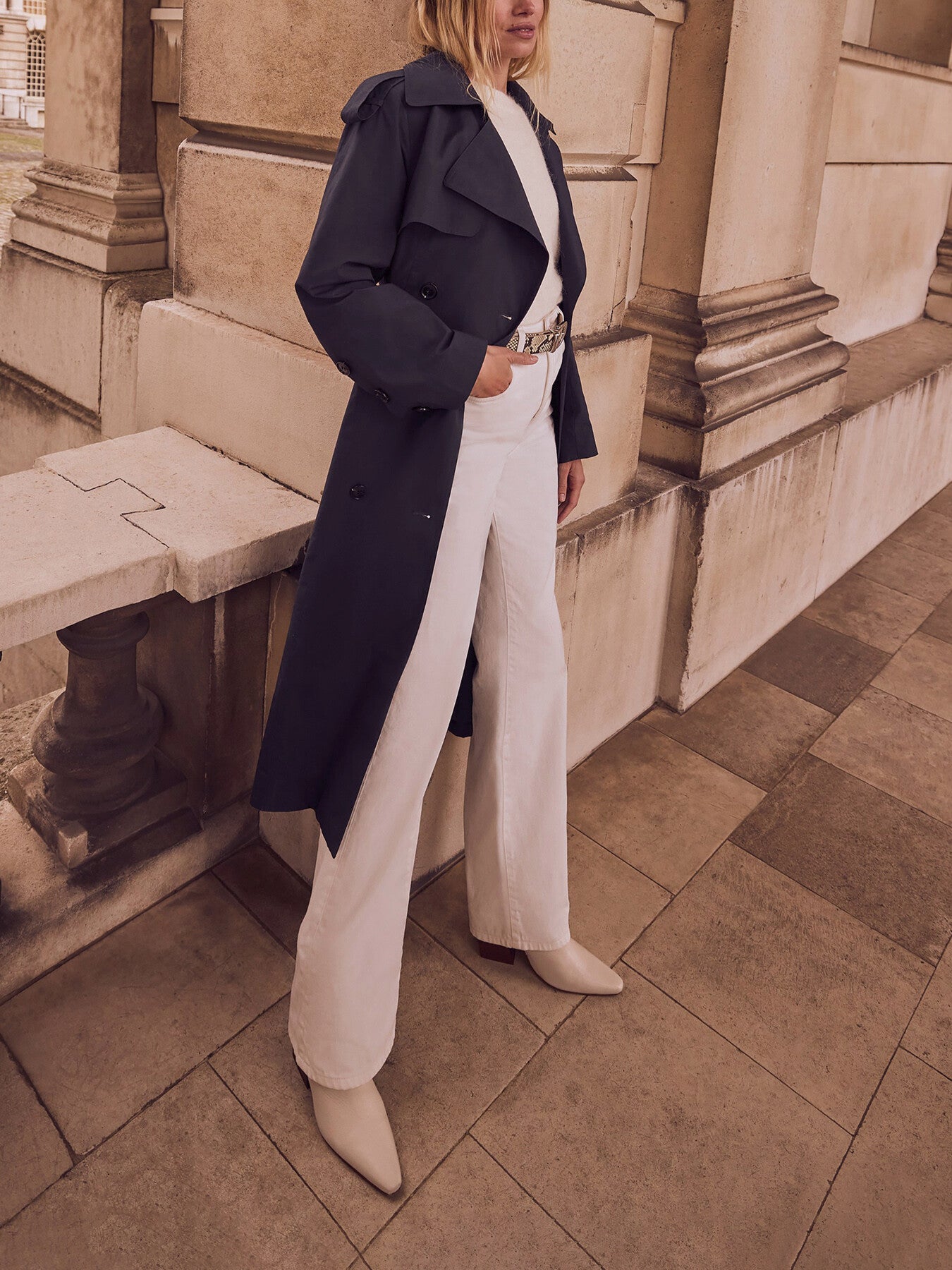 Washed Trench Coat