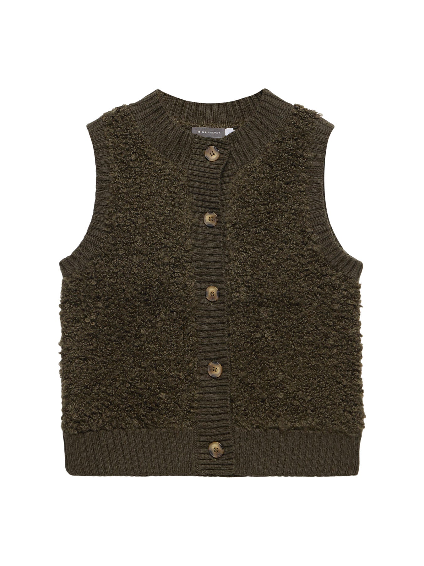 Boucle Cotton Blend Gilet