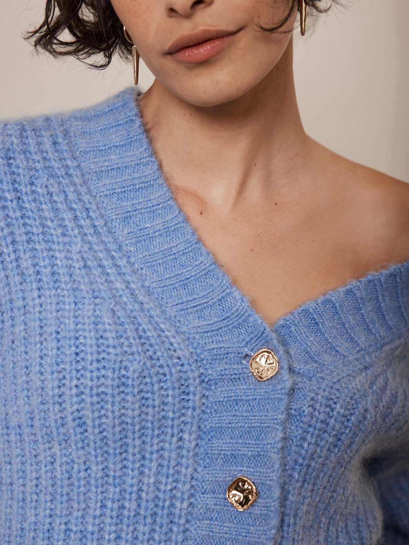 Wool Blend Cardigan