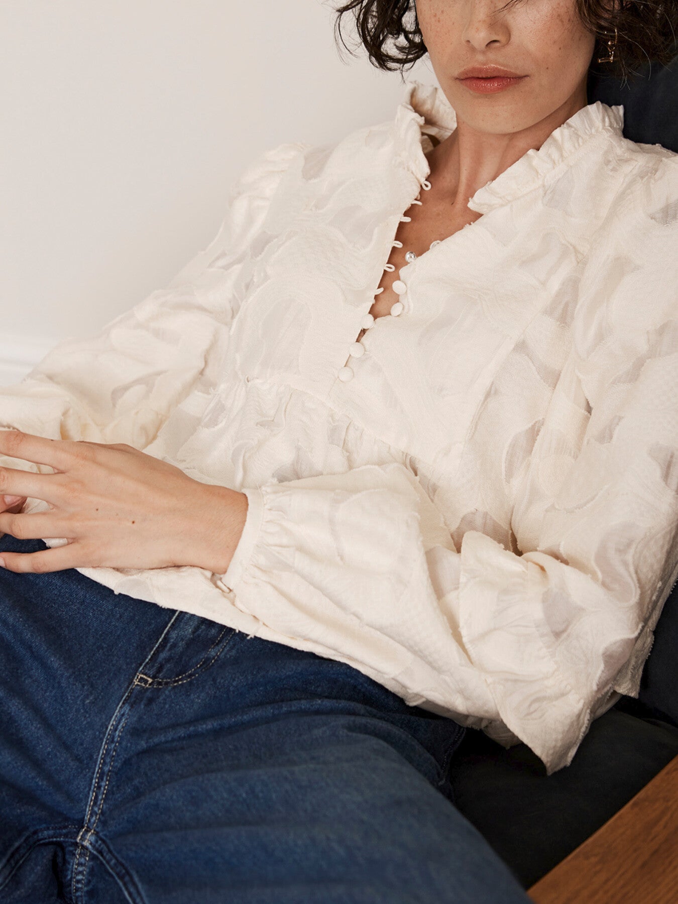 Jacquard Blouse