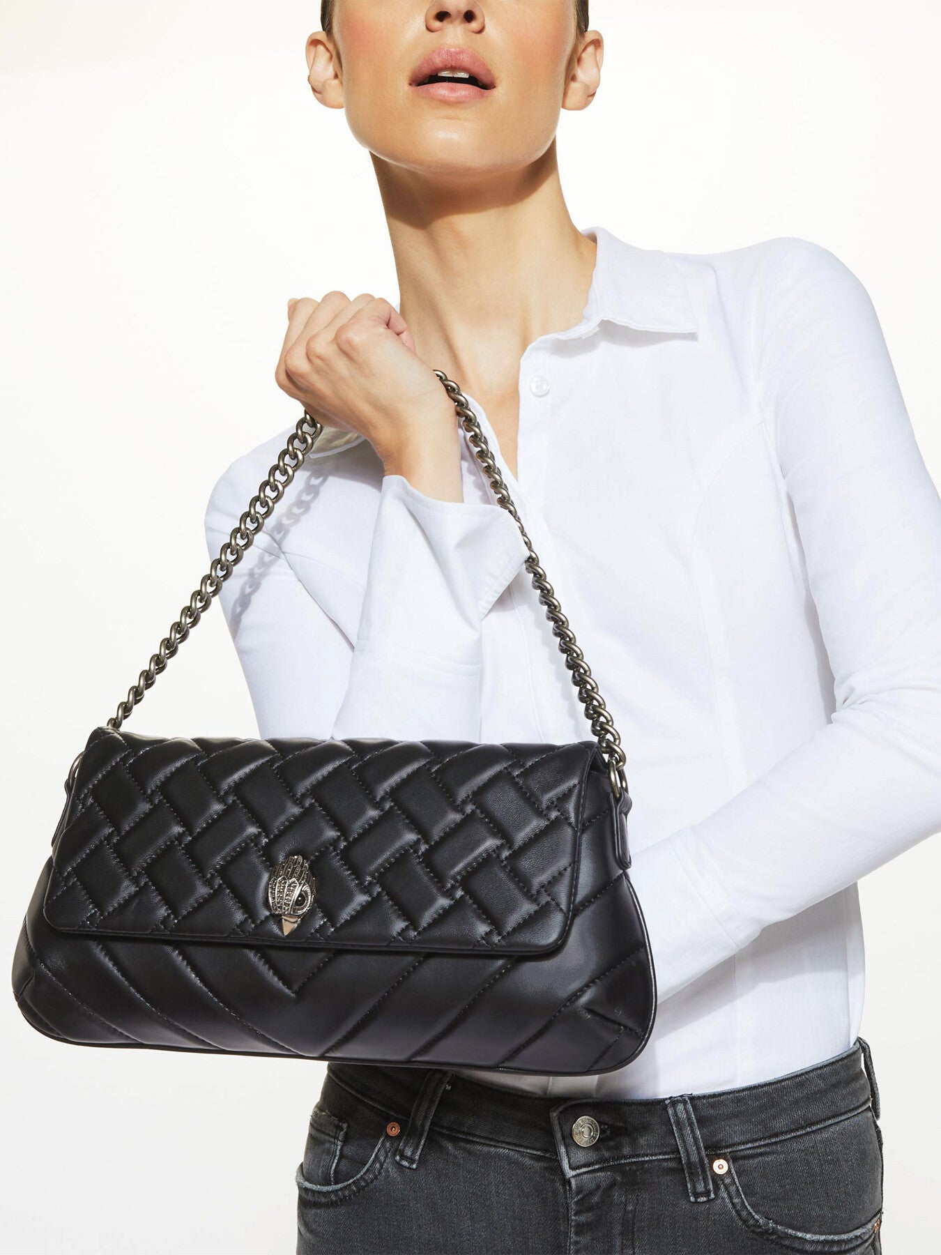 LEATHER LONG KENSINGTON