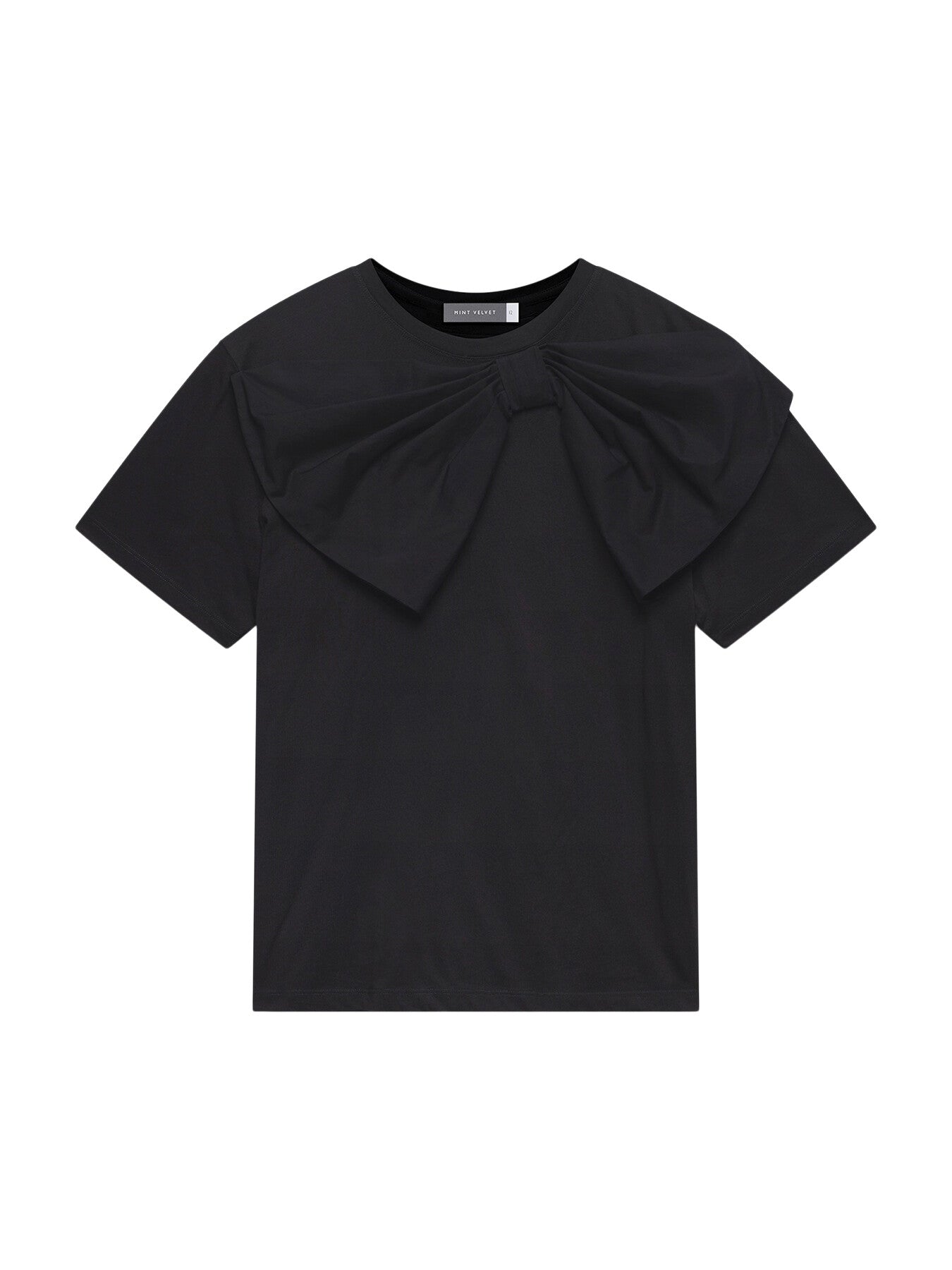 Woven Bow T-Shirt