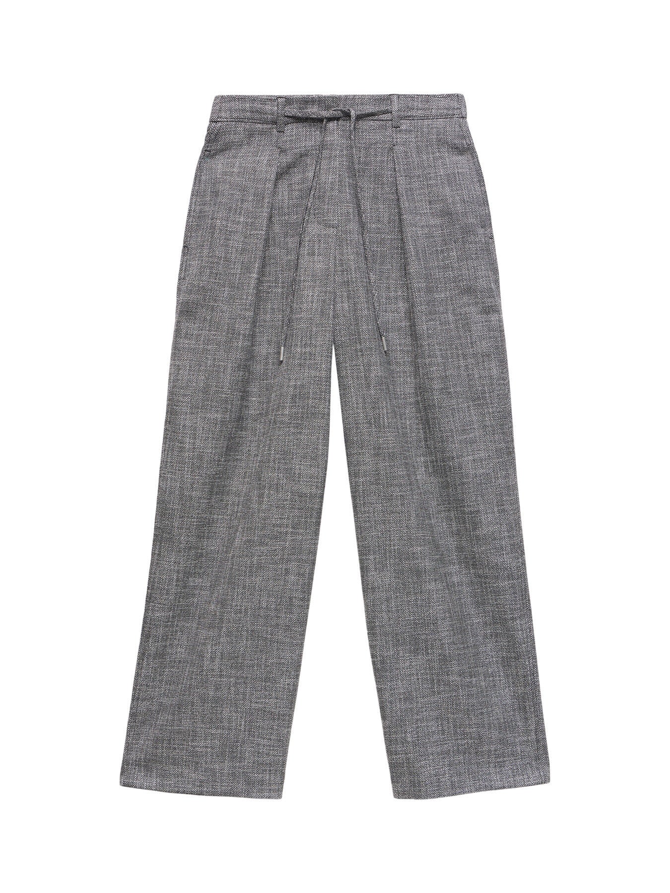 Pleated Wide Trousers