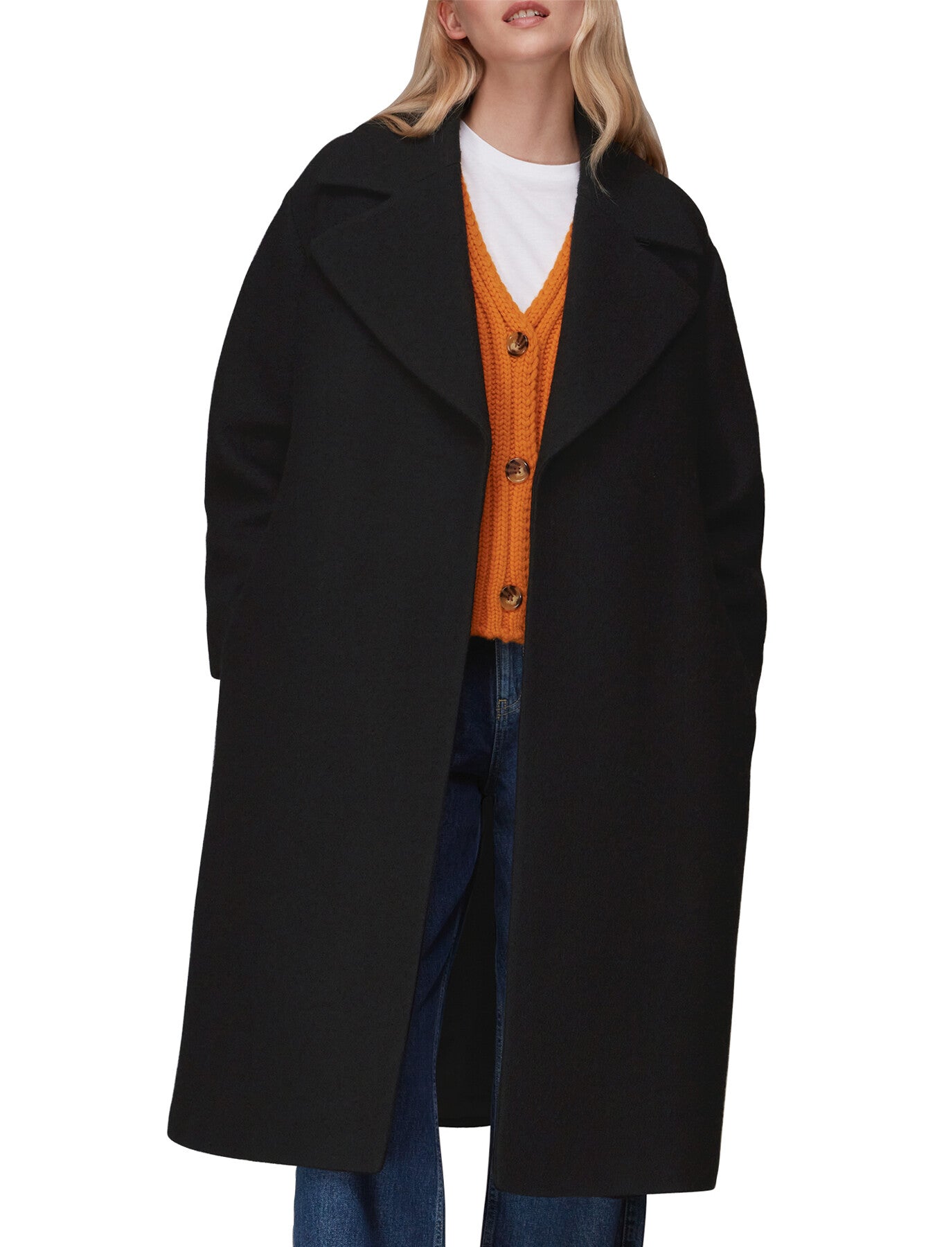 Lorna Wrap Wool Coat
