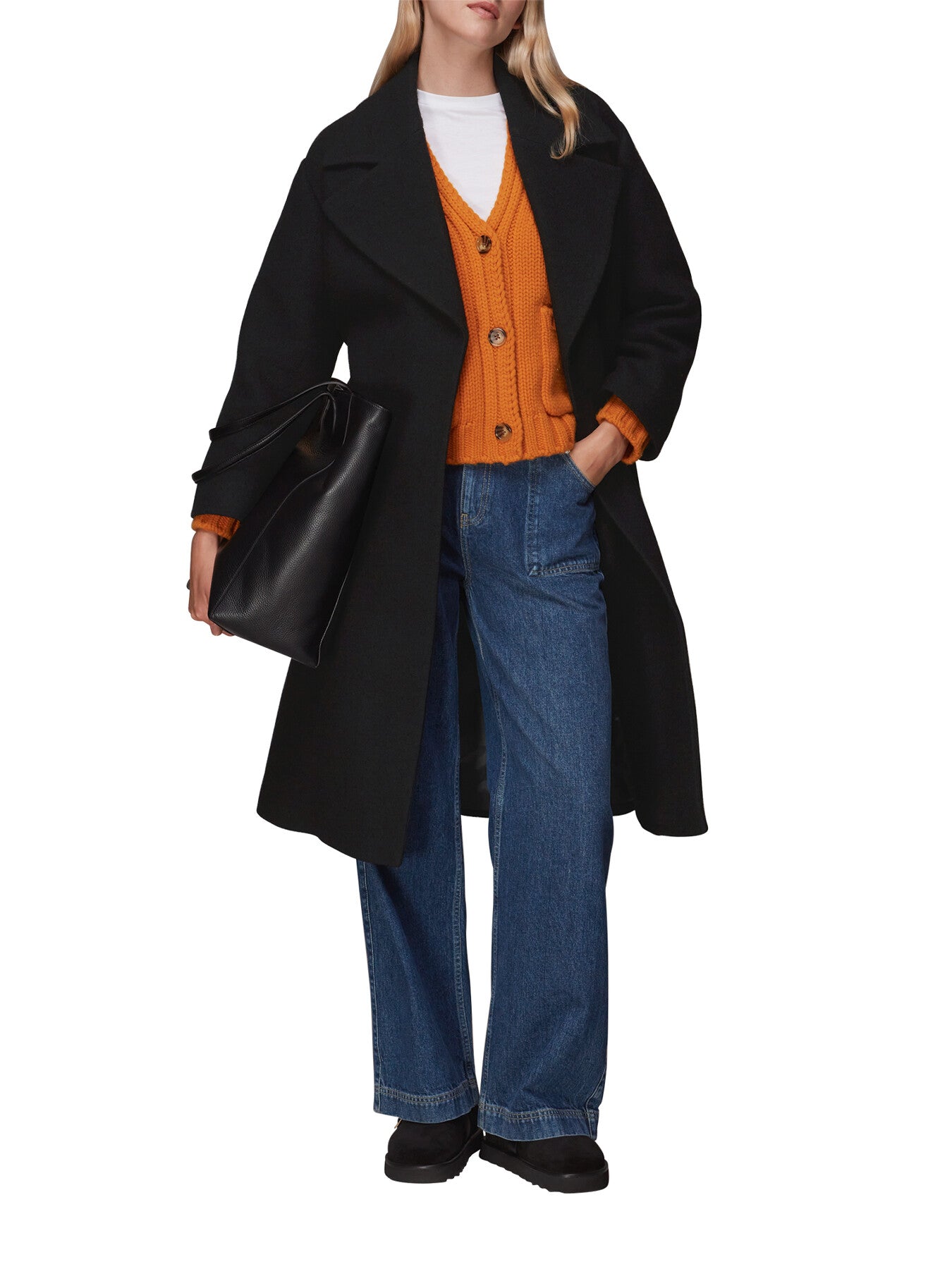 Lorna Wrap Wool Coat