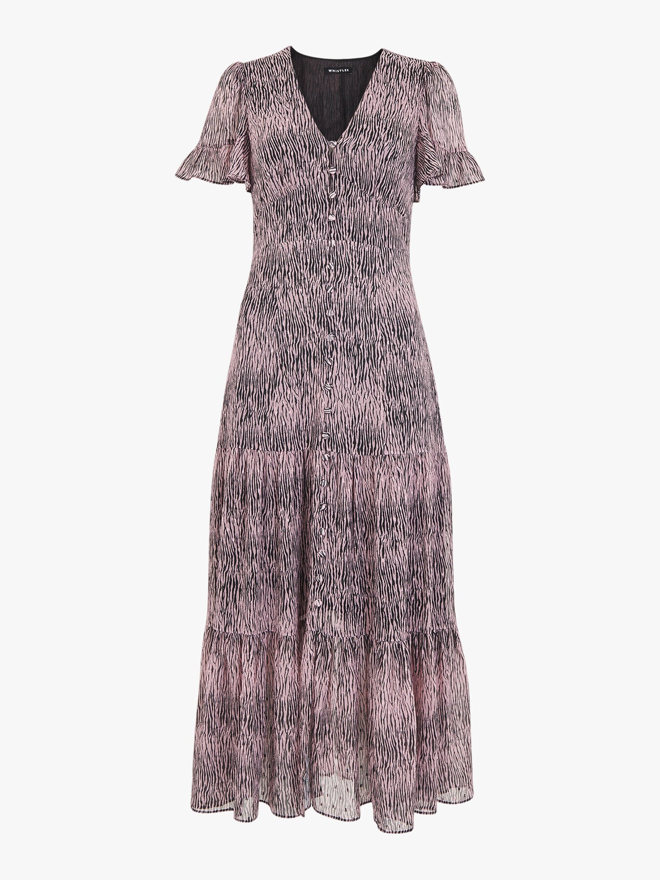 Tiger Dobby Midi Dress
