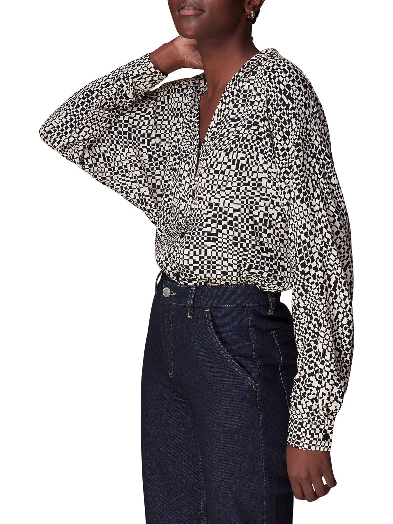 Checkerboard Ramona Blouse