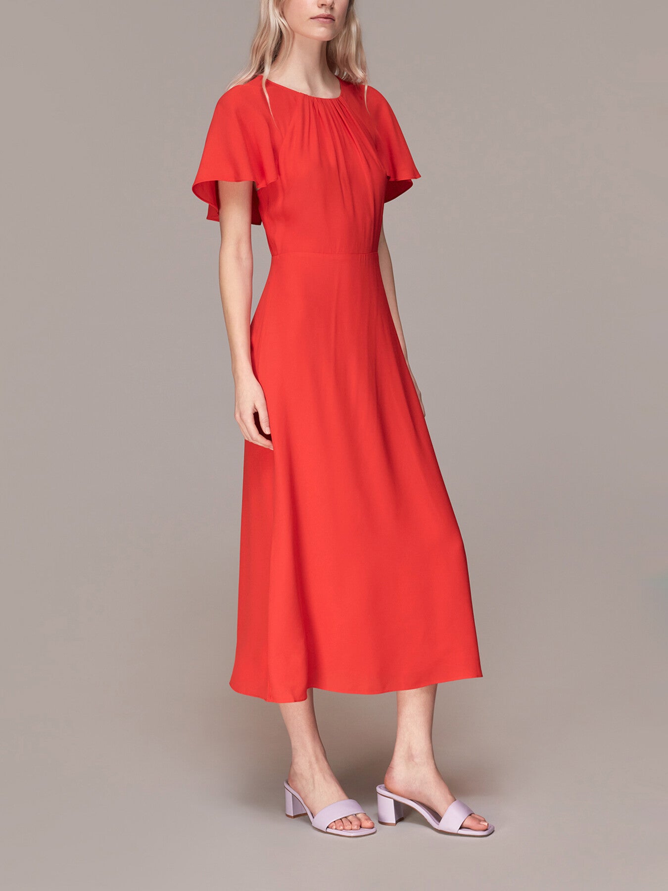Annabelle Cape Sleeve Dress