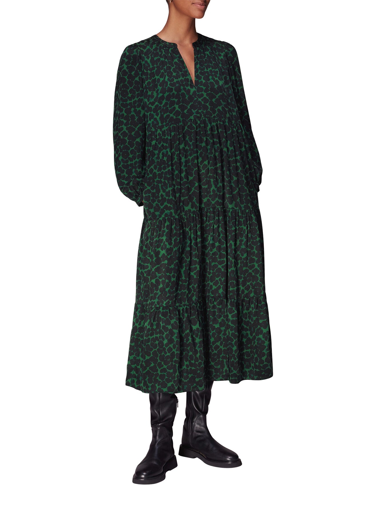 Smudge Animal Trapeze Dress