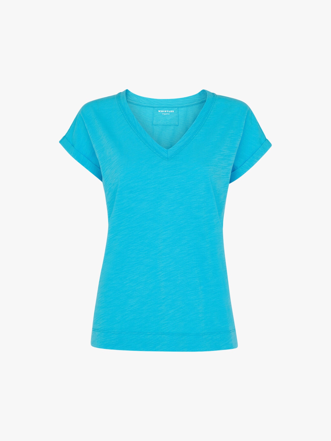 Willa V Neck Cap Sleeve Tee