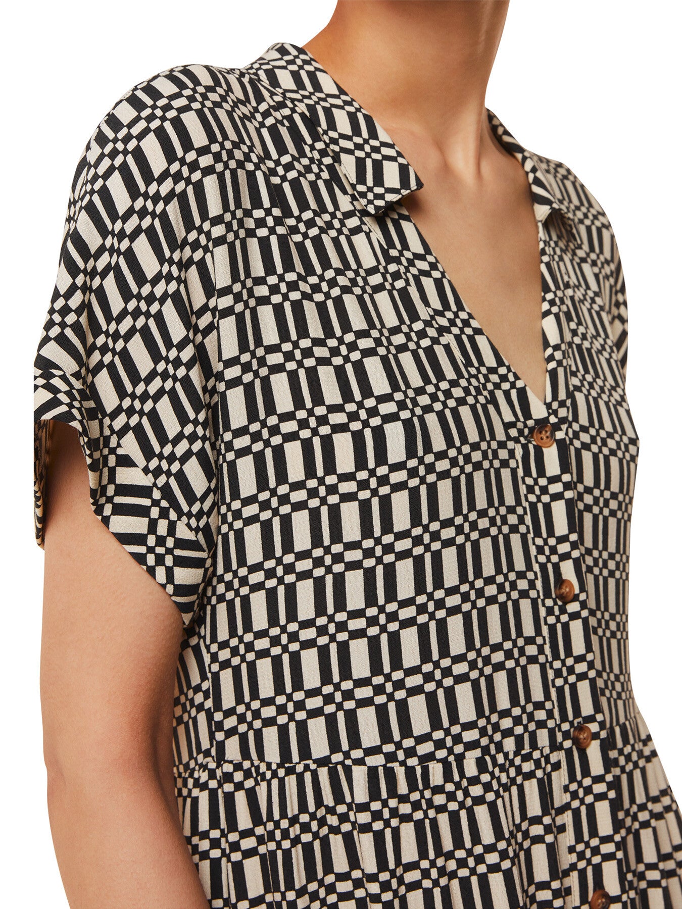 Link Check Print Dress