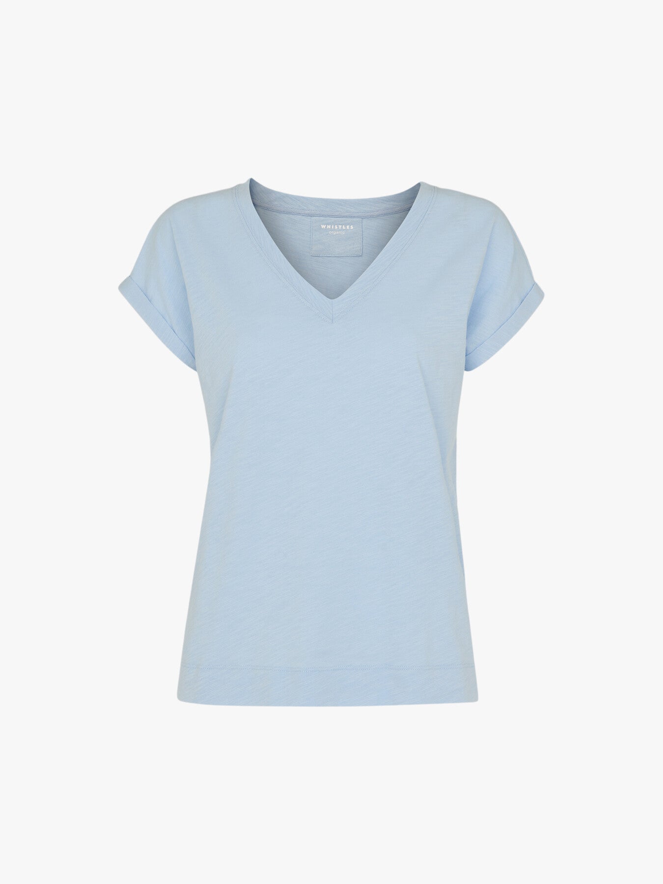 Willa V Neck Cap Sleeve Tee