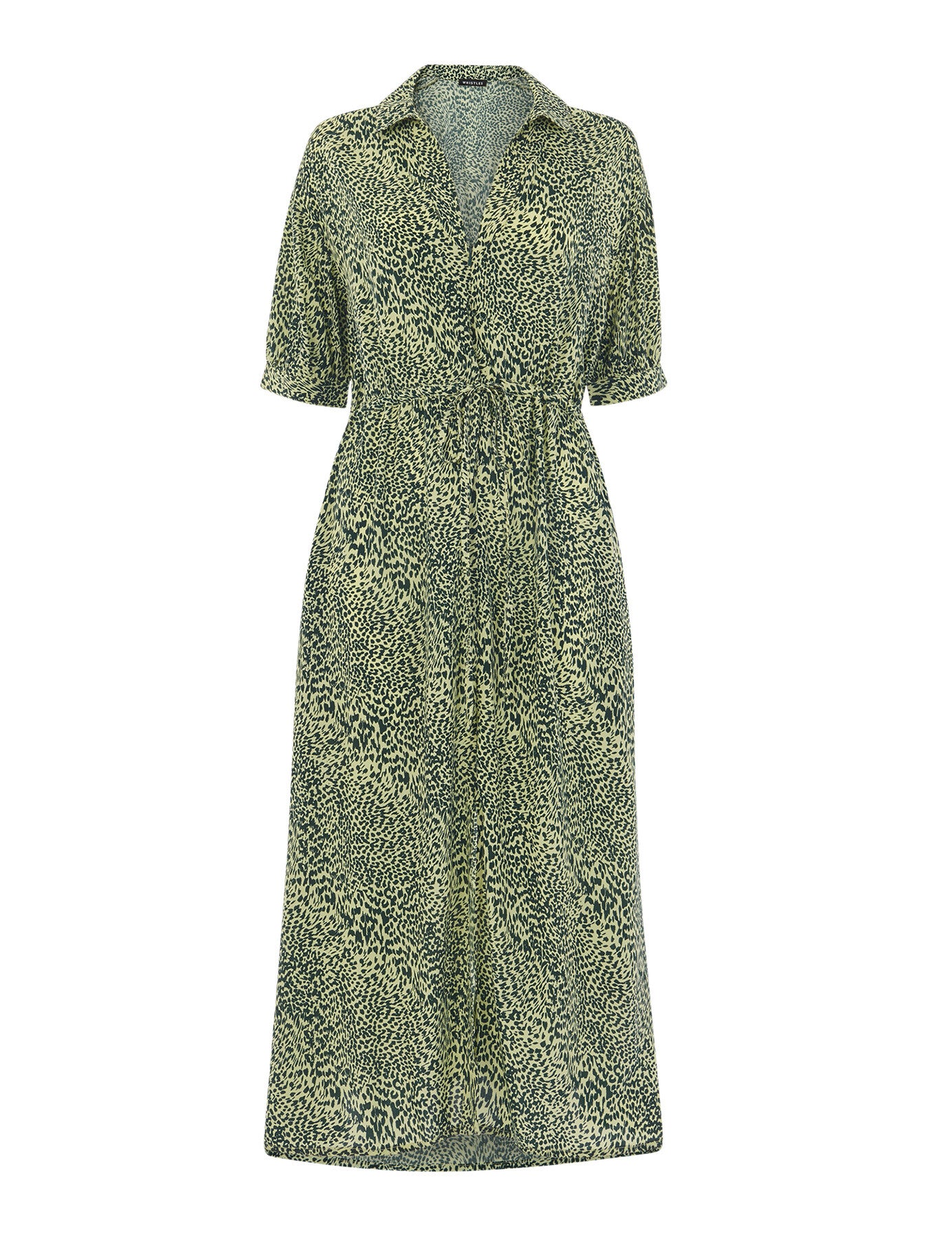 Diagonal Leopard Print Dress