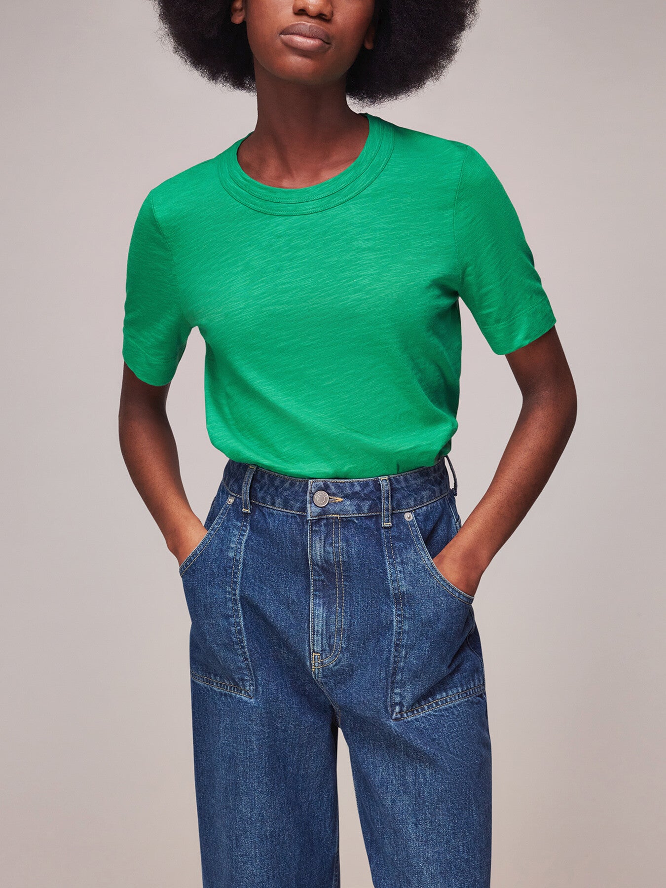 Rosa Double Trim T-Shirt