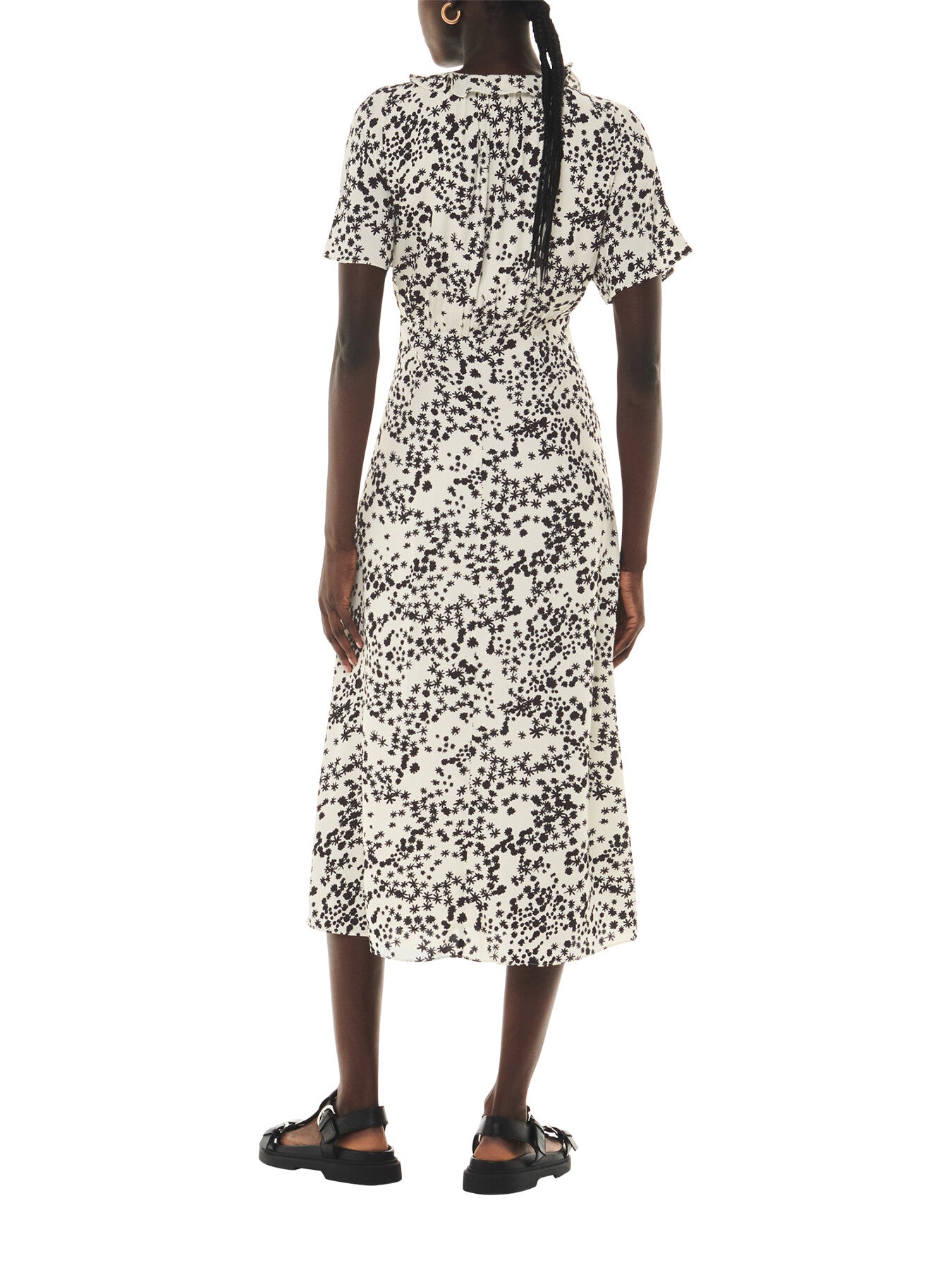 Dandelion Floral Midi Dress