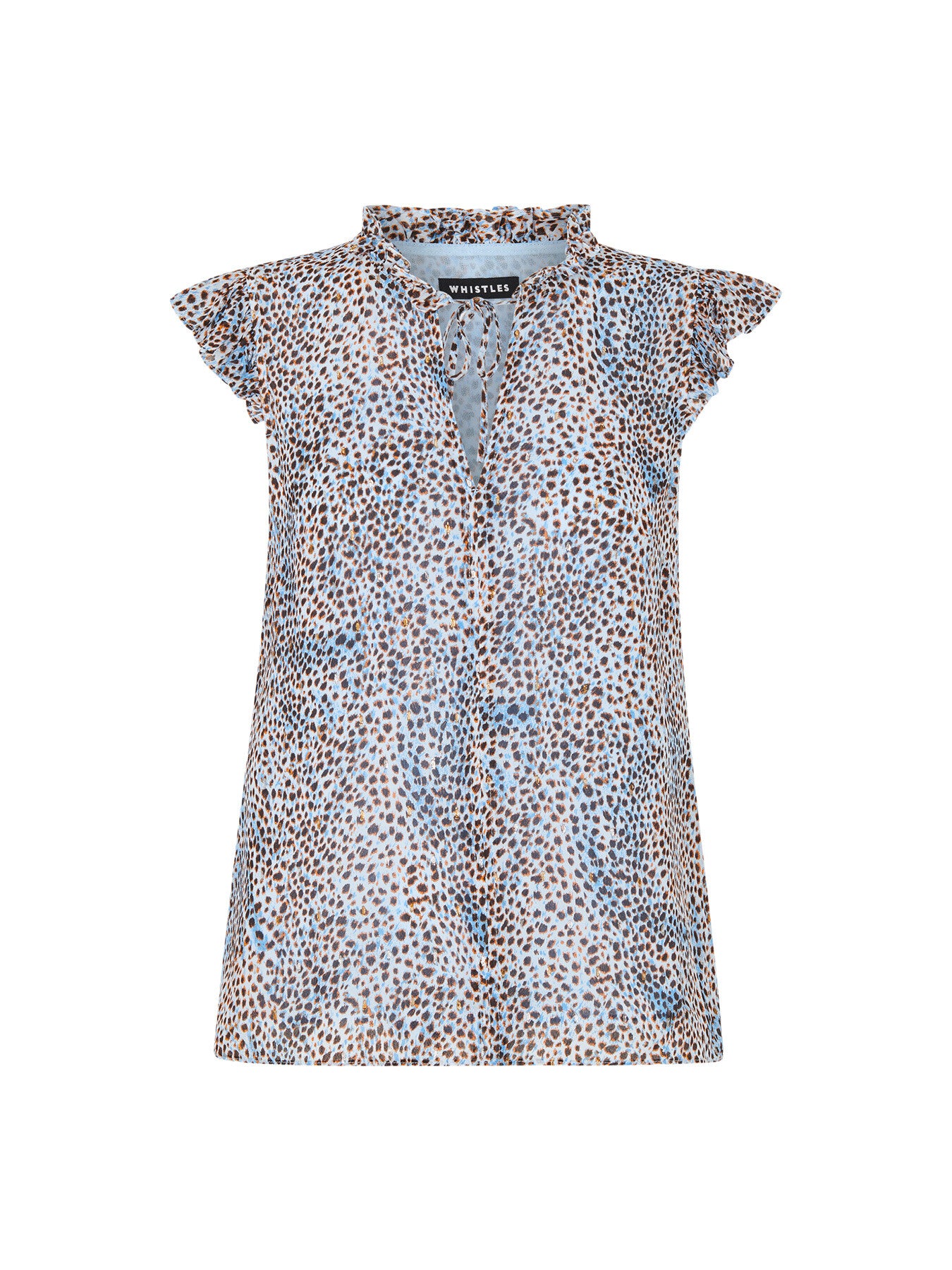 Ink Spot Frill Blouse