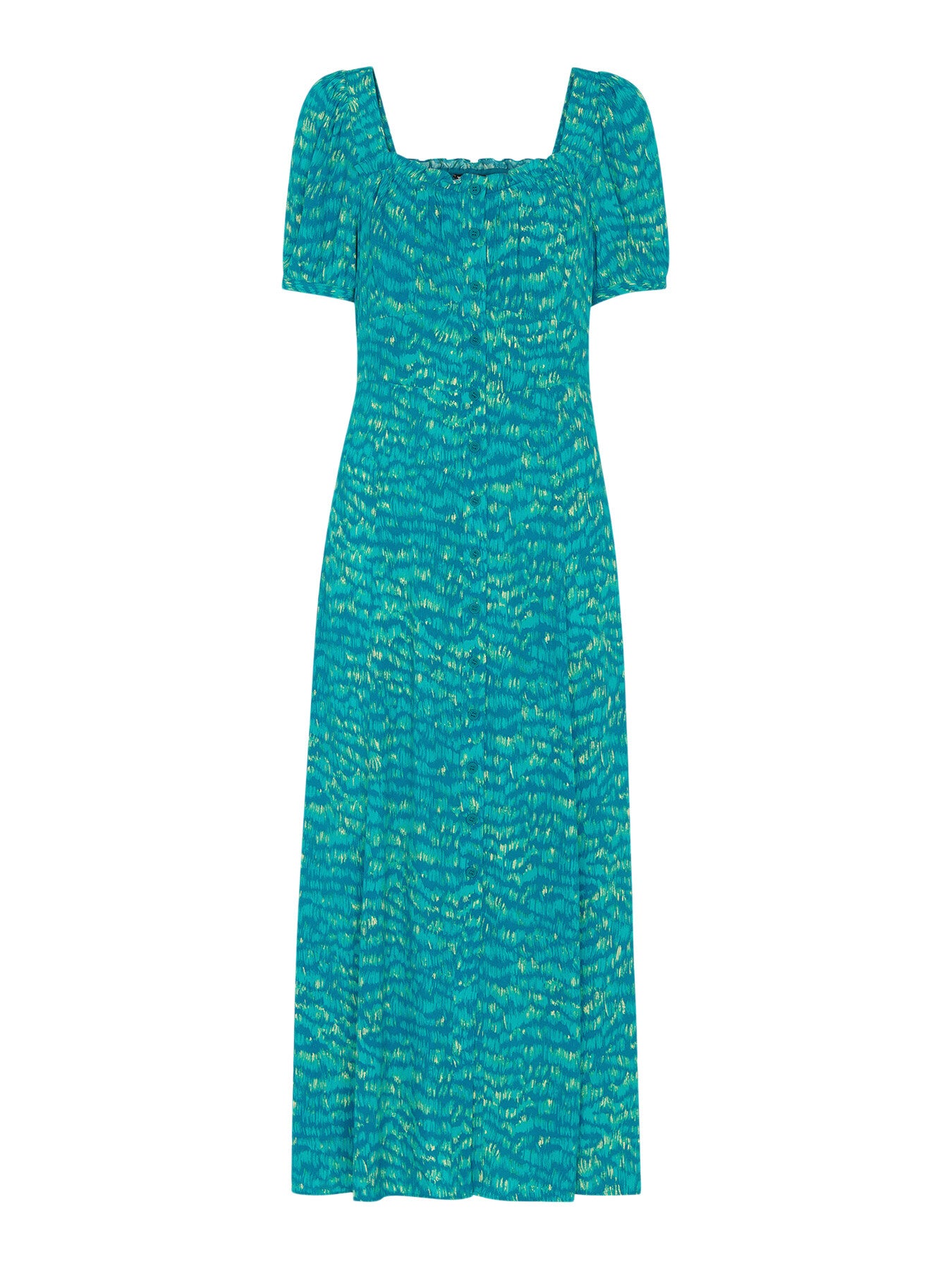 Sketched Grass Midi Dress