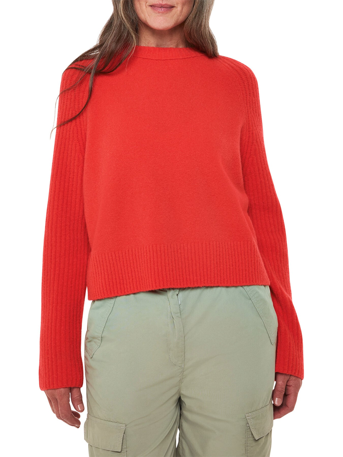 Anna Wool Mix Crew Knit