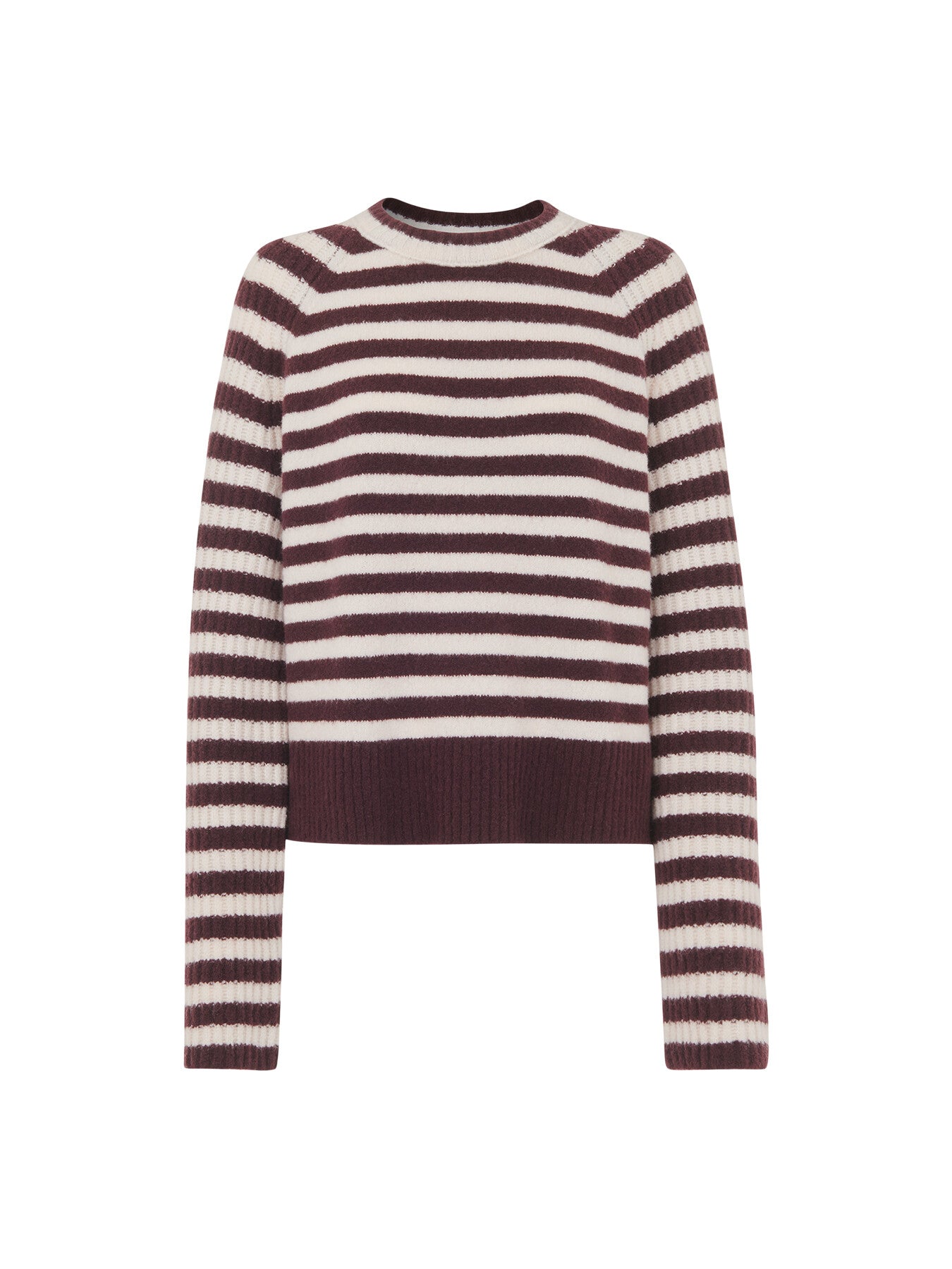 Wool Mix Stripe Crew