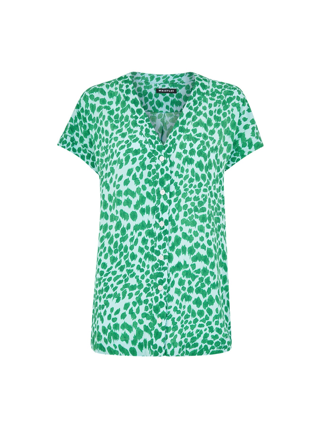 Smooth Leopard Print Blouse
