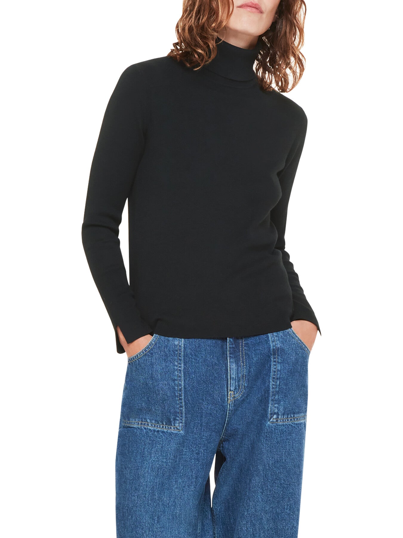 Maja Knitted Polo Neck Knit
