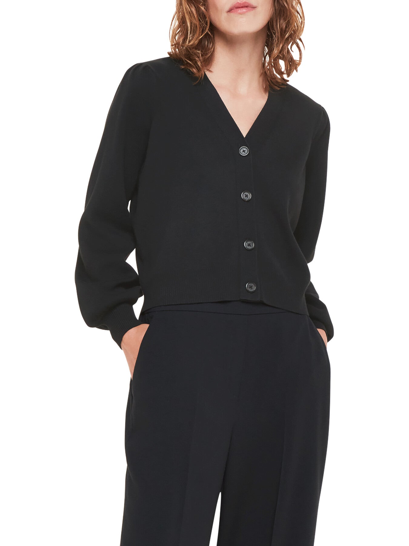 Puff Sleeve Cardigan