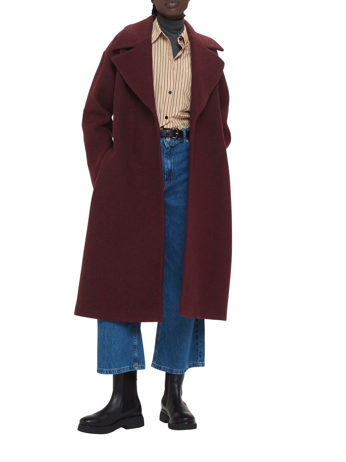 Lorna Wrap Wool Coat