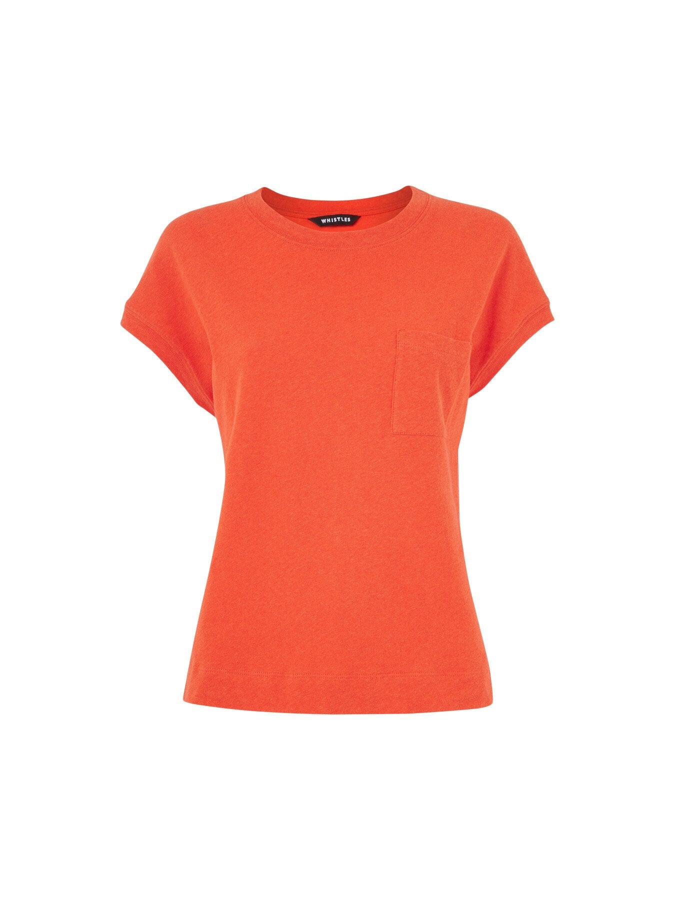 Ember Linen Mix Pocket Tee