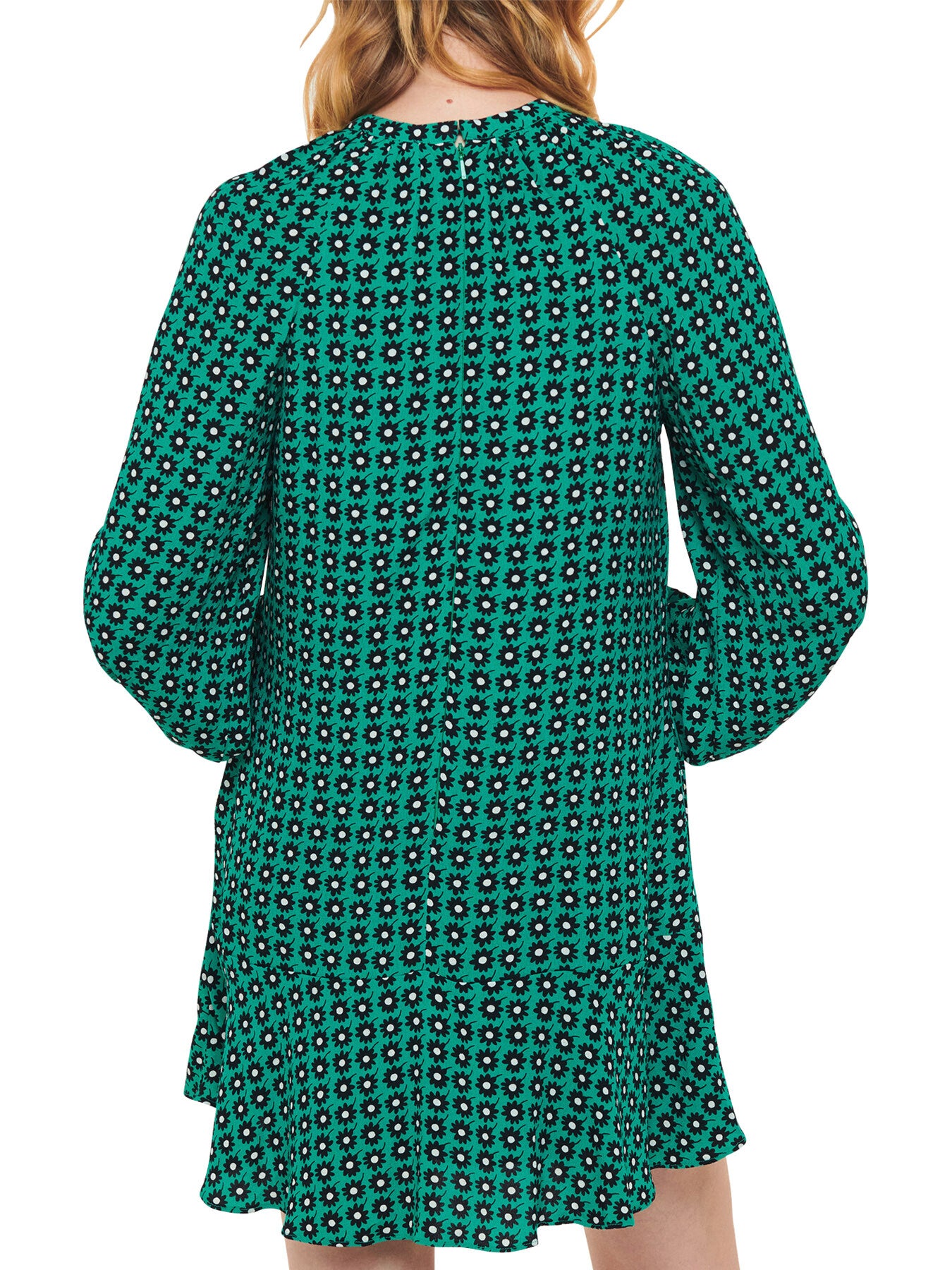 Floral Dot Flippy Dress