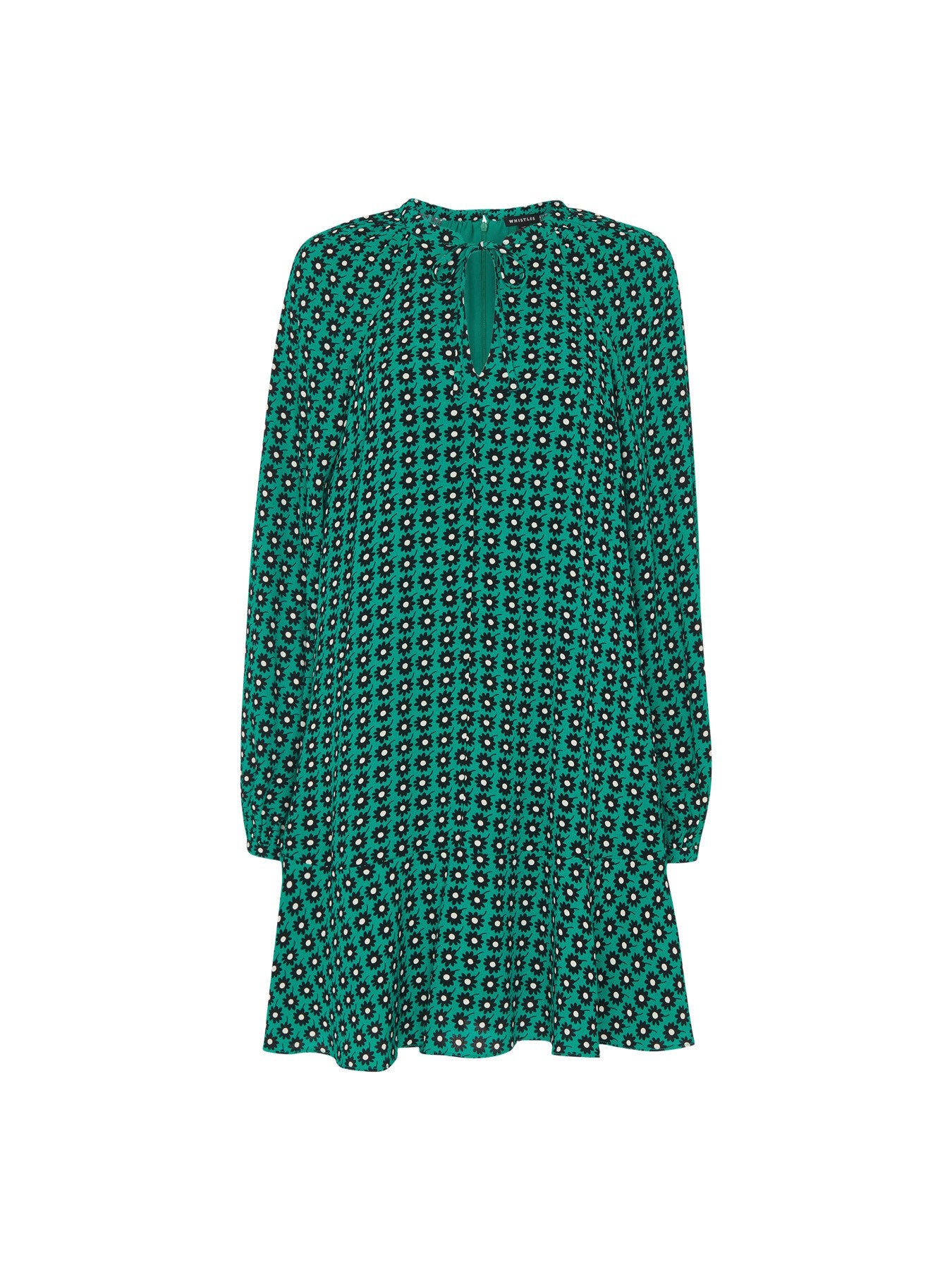 Floral Dot Flippy Dress