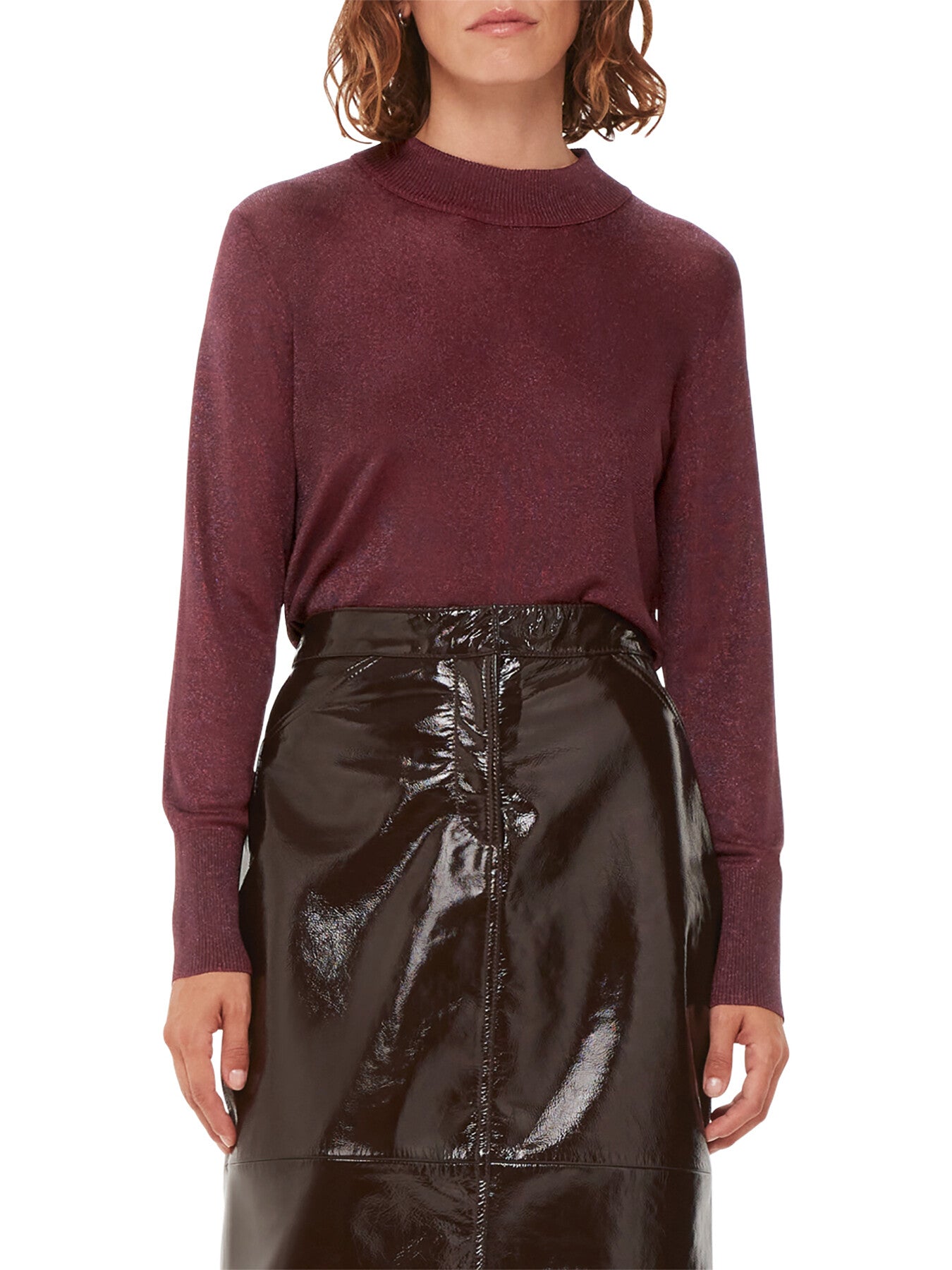 Sparkle High Neck Knit