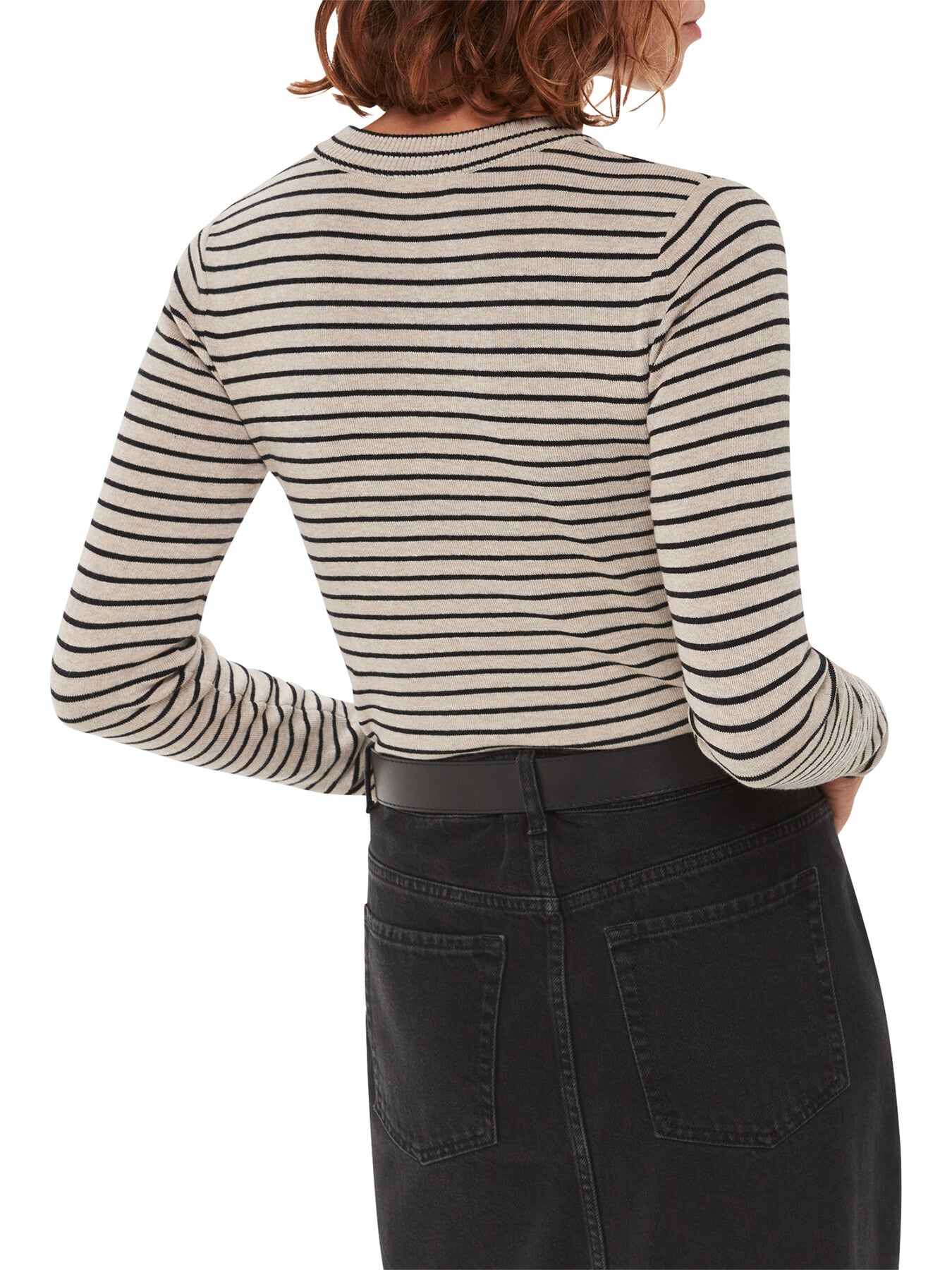 Fine Crew Stripe Knit