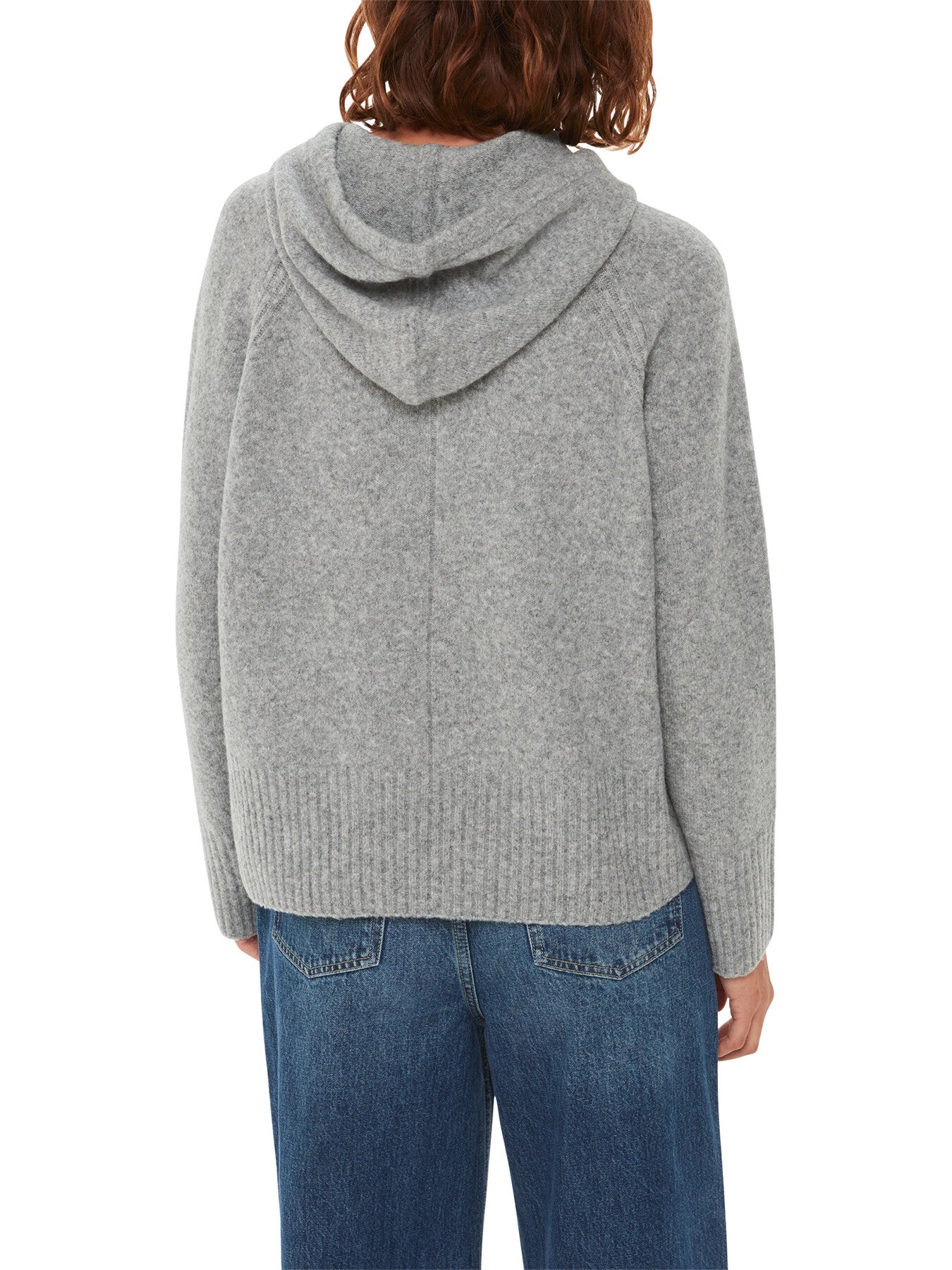 Textured Hooded Sweater