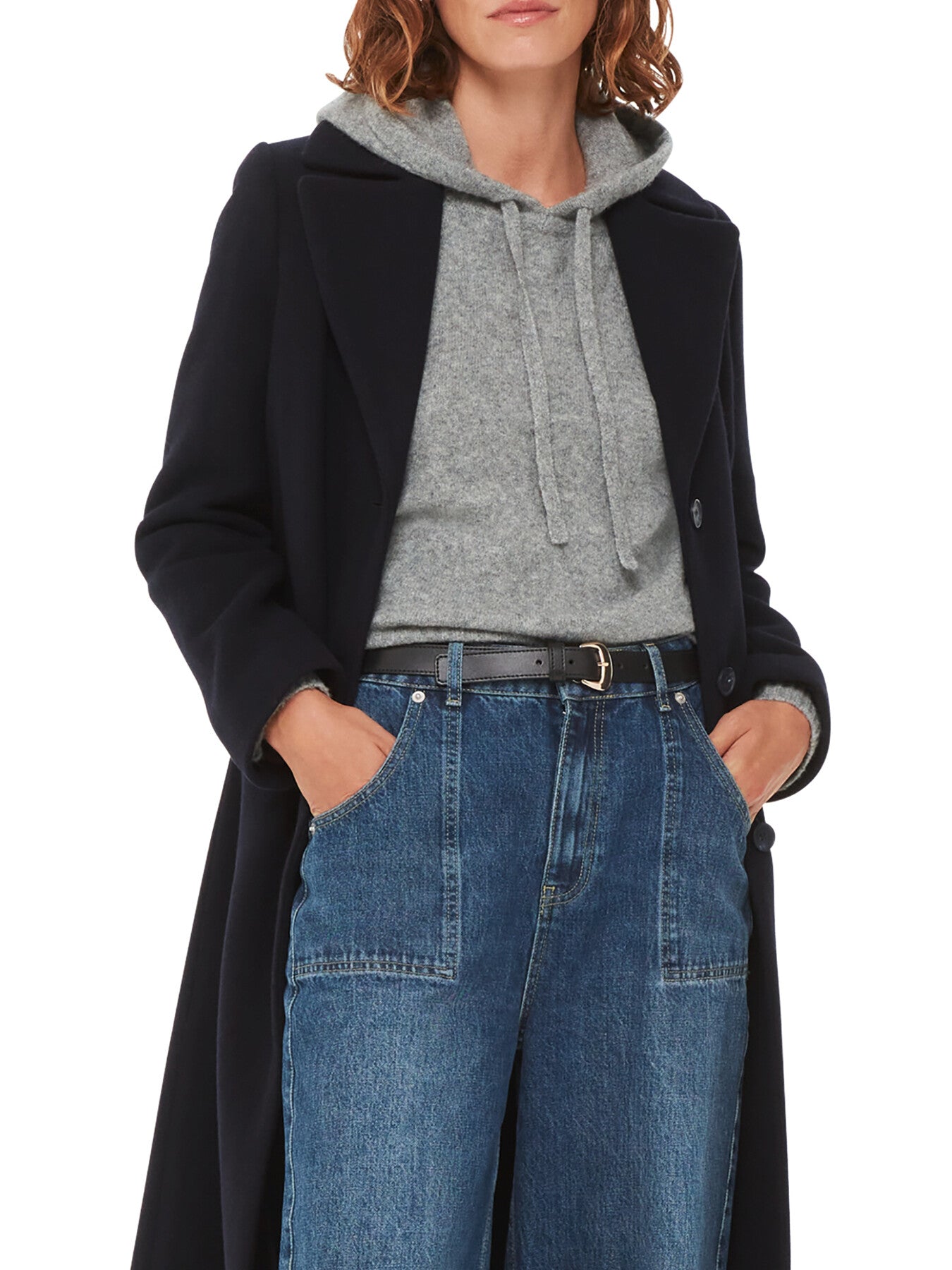 Textured Hooded Sweater