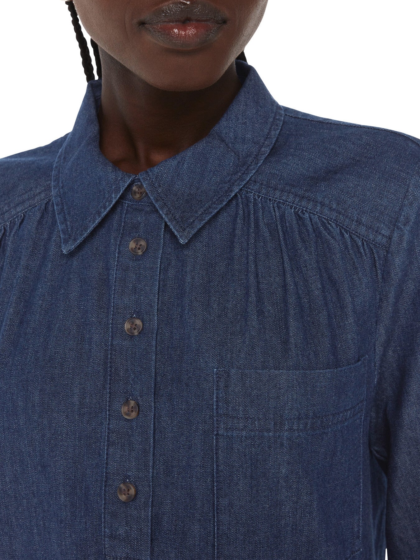 Winnie Chambray Denim Dress