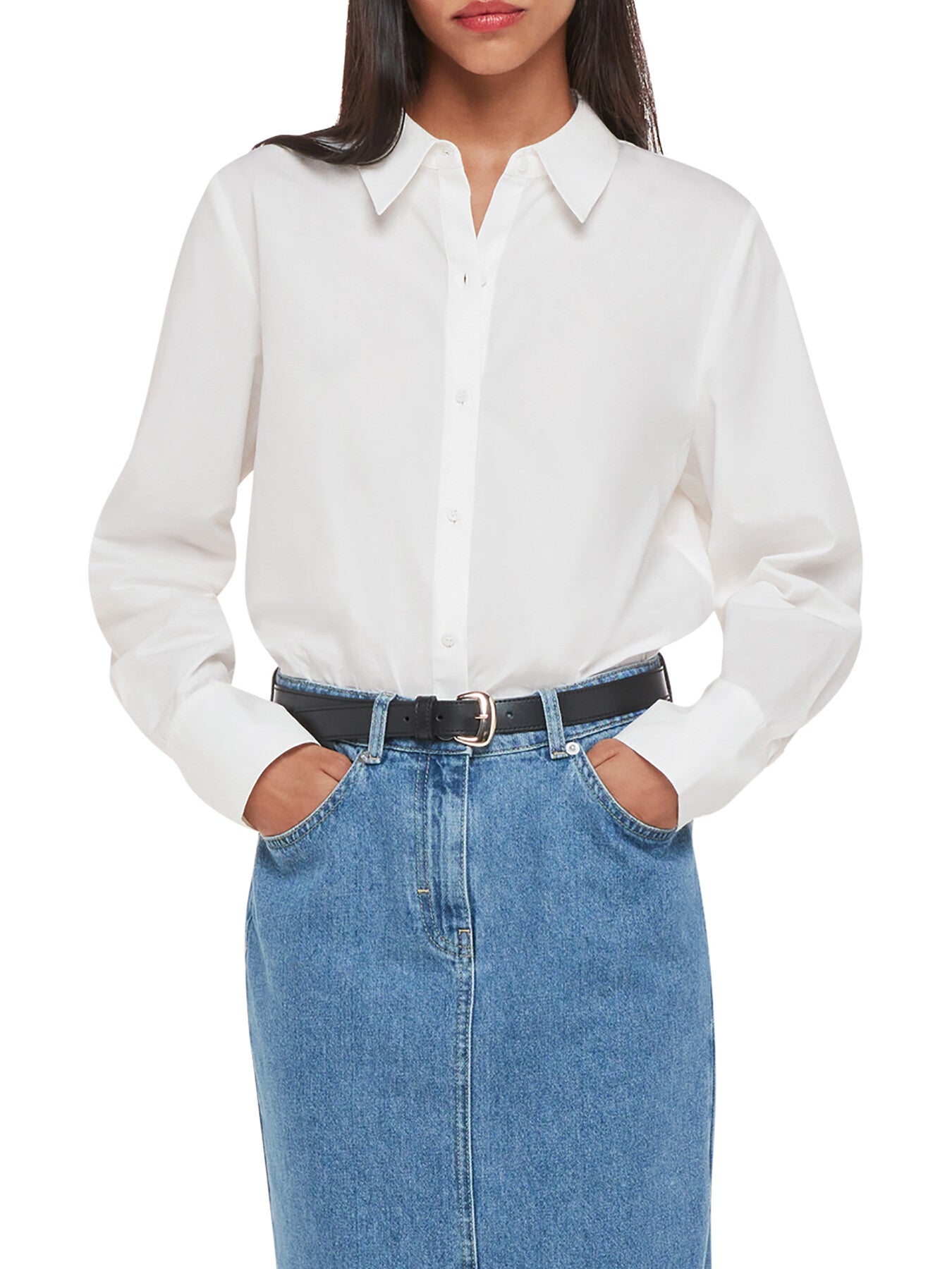 Boxy Cotton Shirt