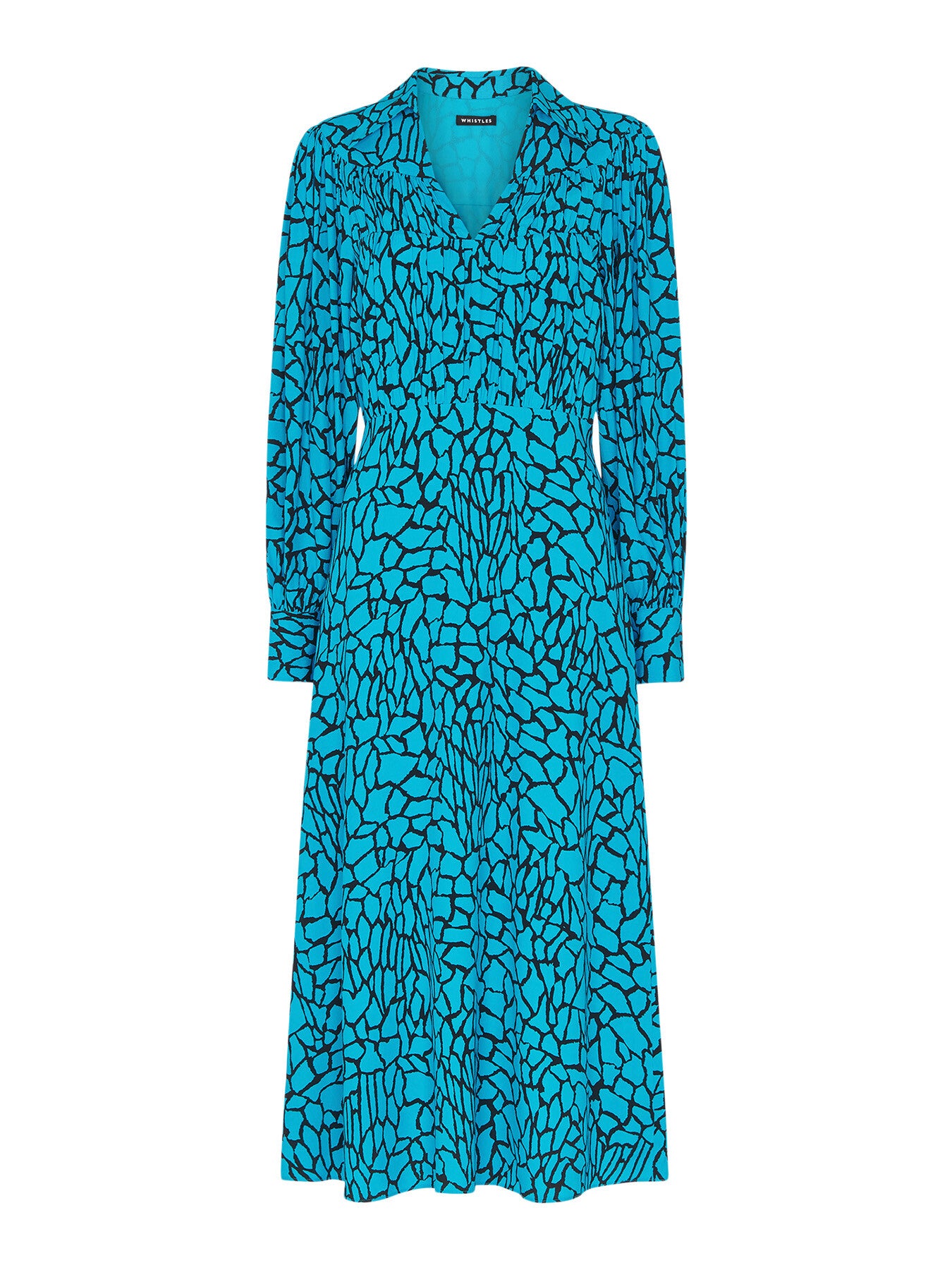 Terrazzo Print Midi Dress