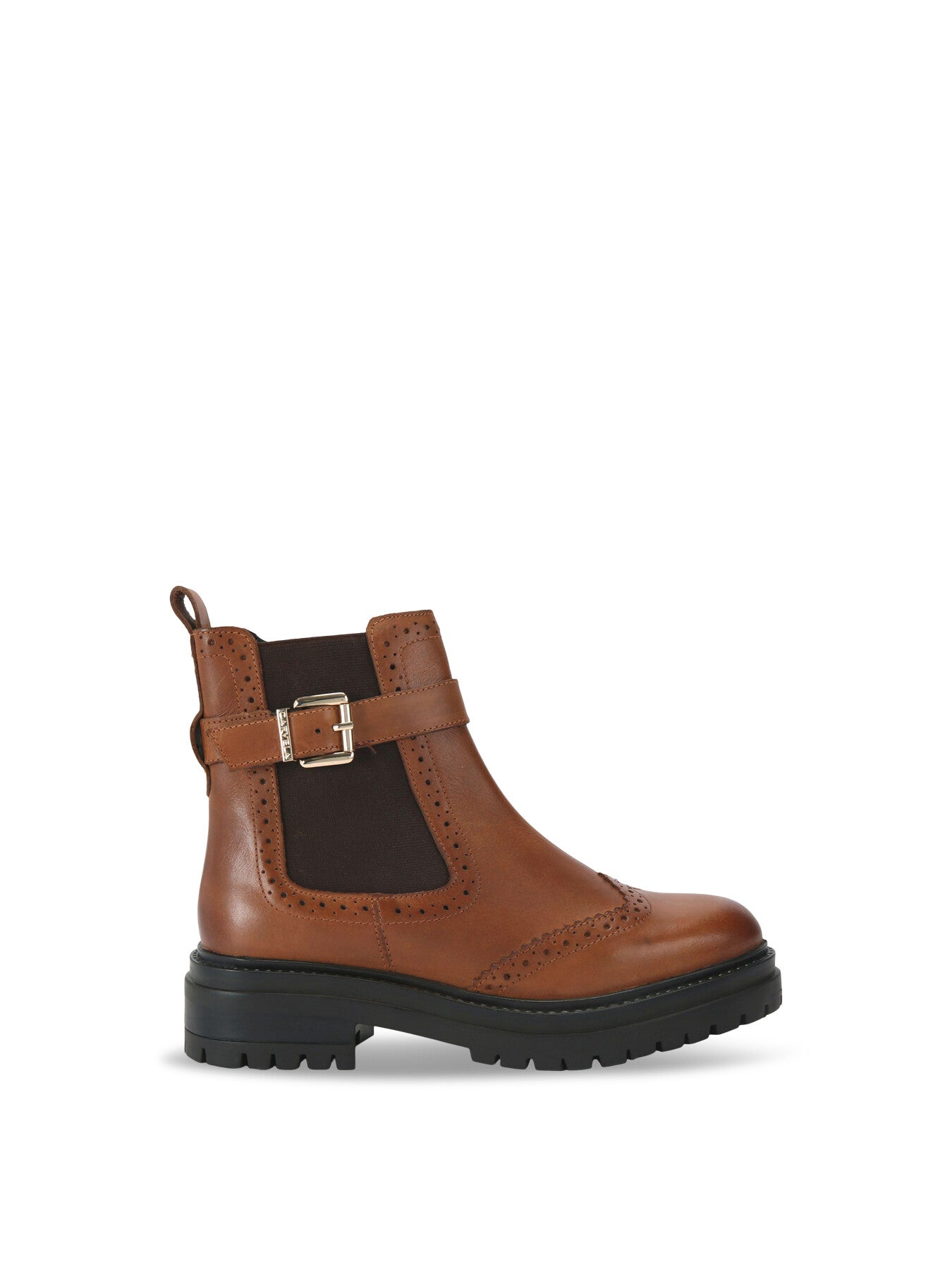 Headline Brogue Leather Ankle Boots