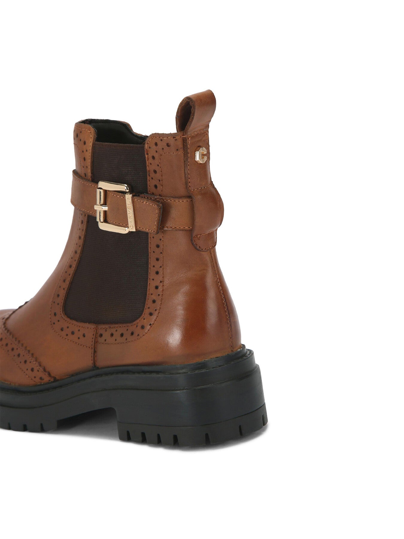 Headline Brogue Leather Ankle Boots