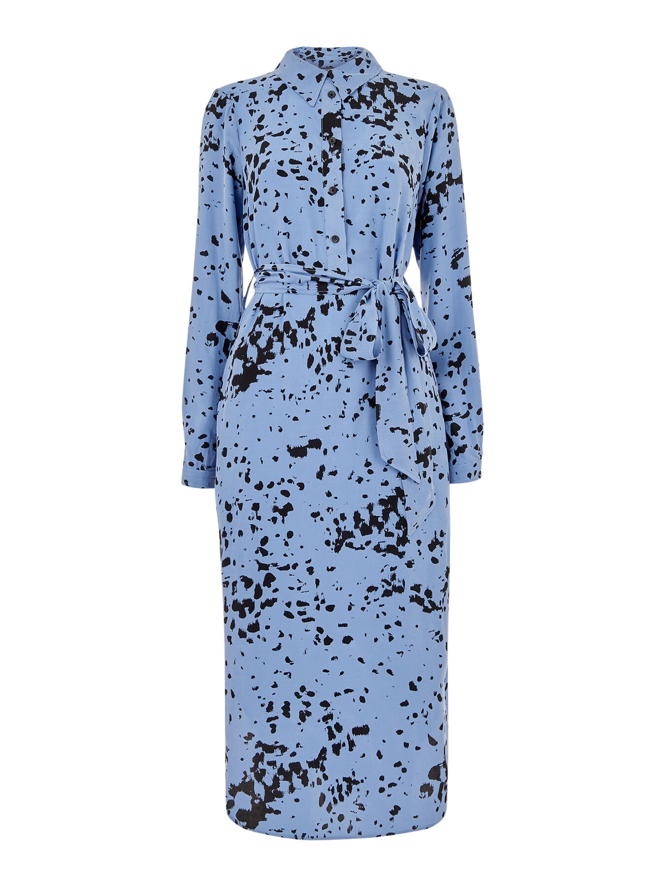 Smudged Spot Print Imie Dress