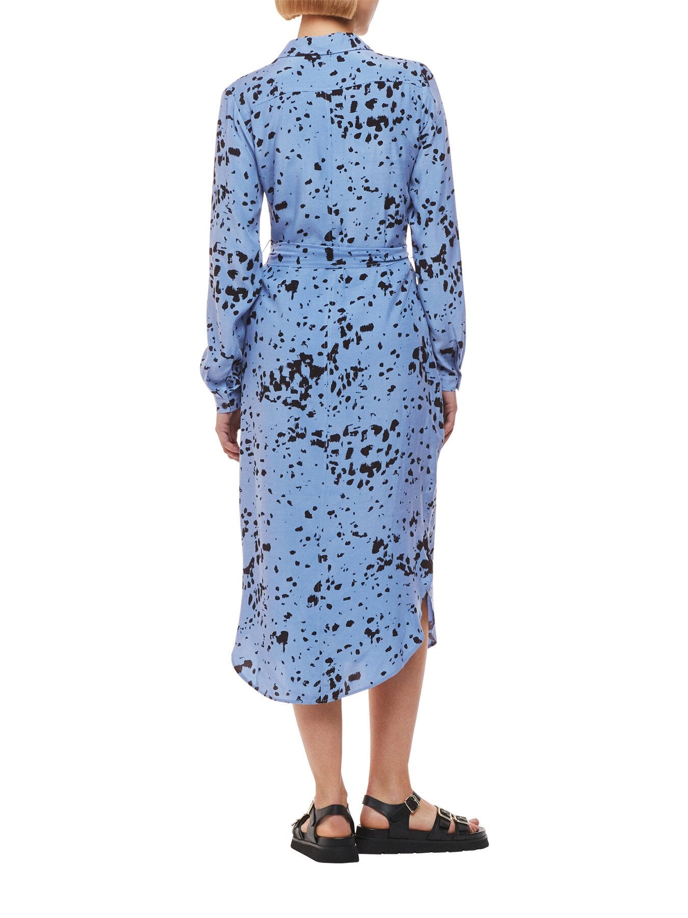 Smudged Spot Print Imie Dress