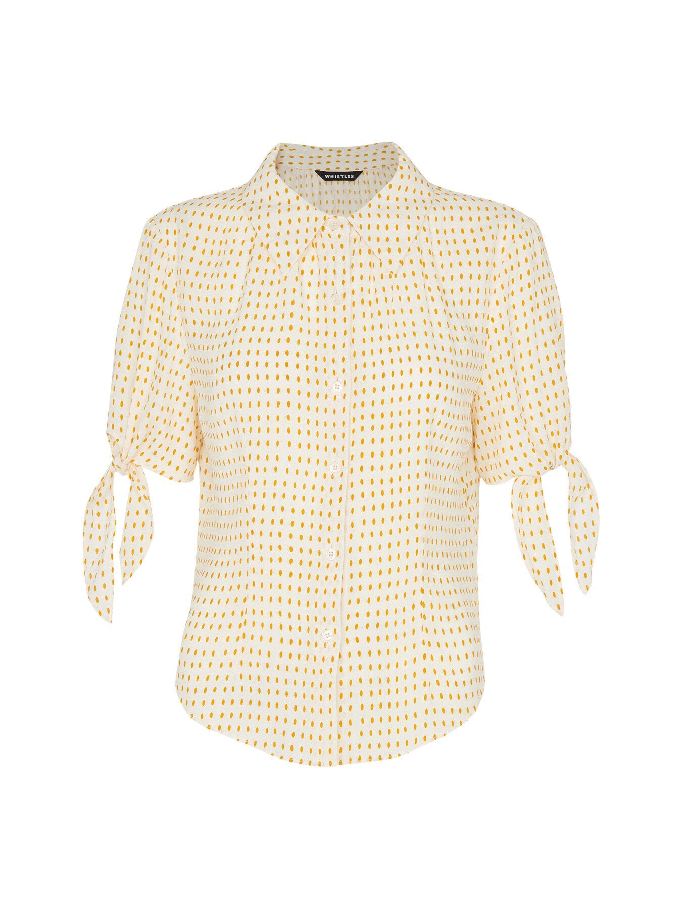 Oval Spot Tie Sleeve Shirt