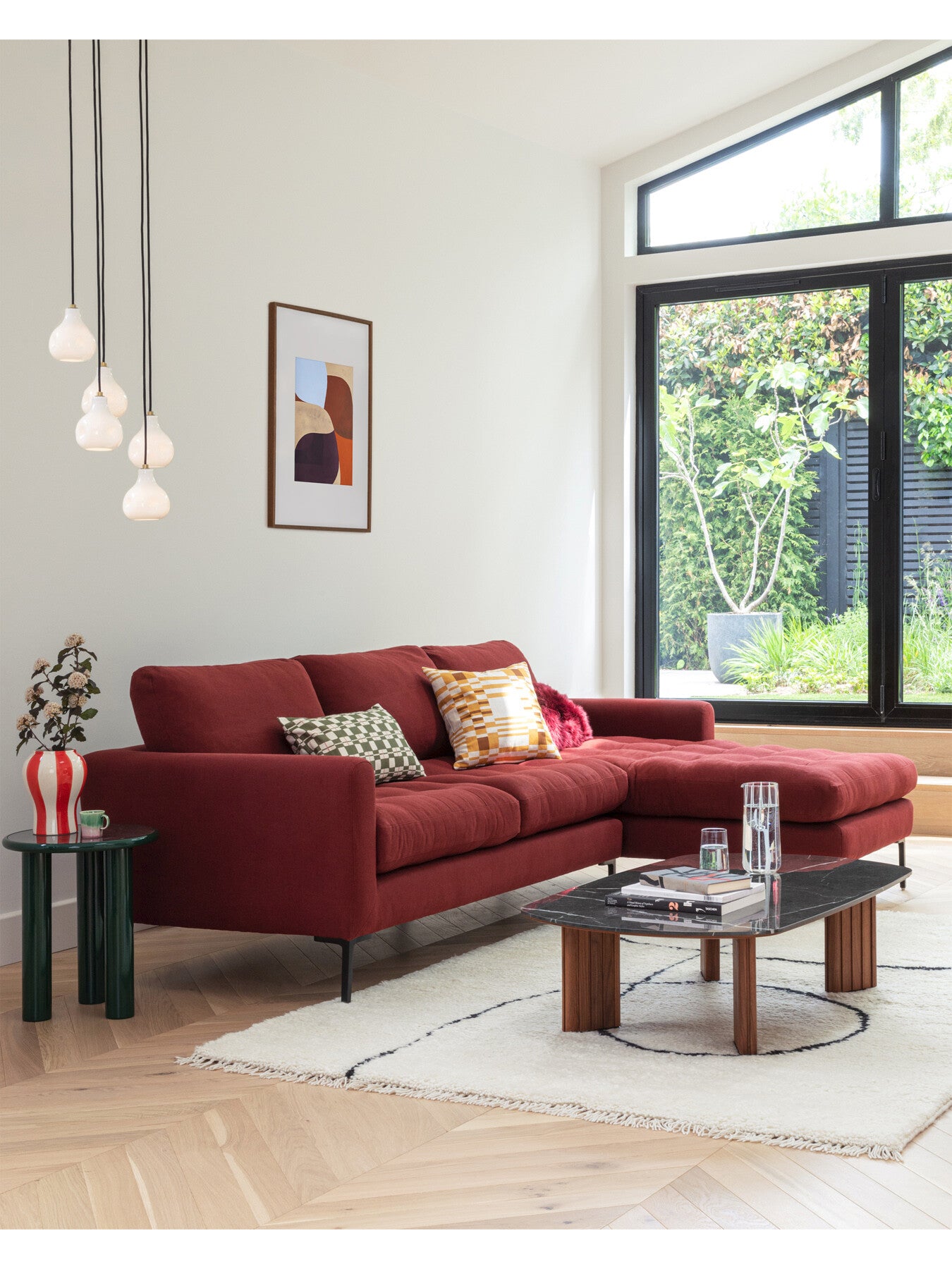 Bolha Chandelier 5 Pendant White